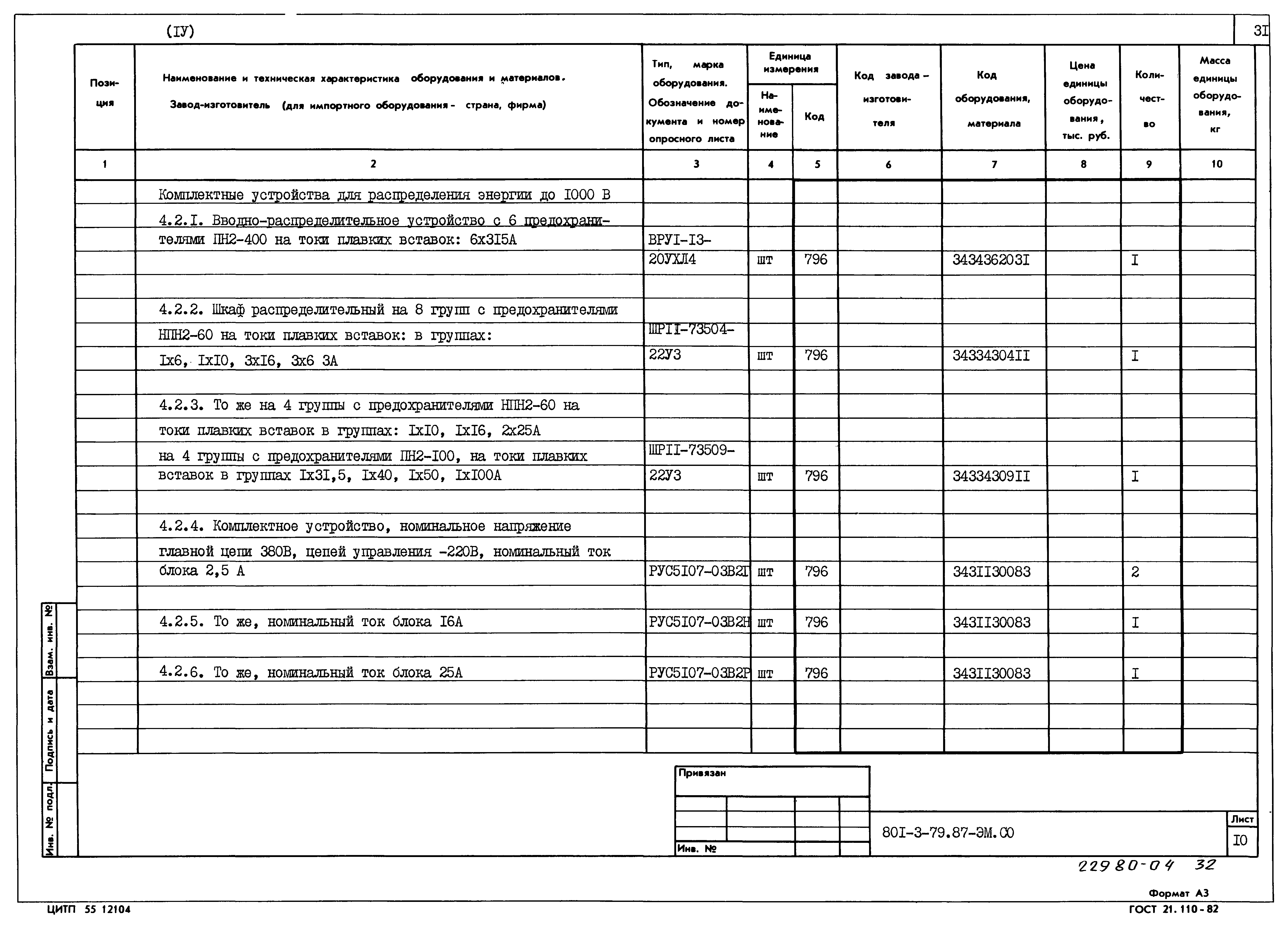 Типовой проект 801-3-79.87