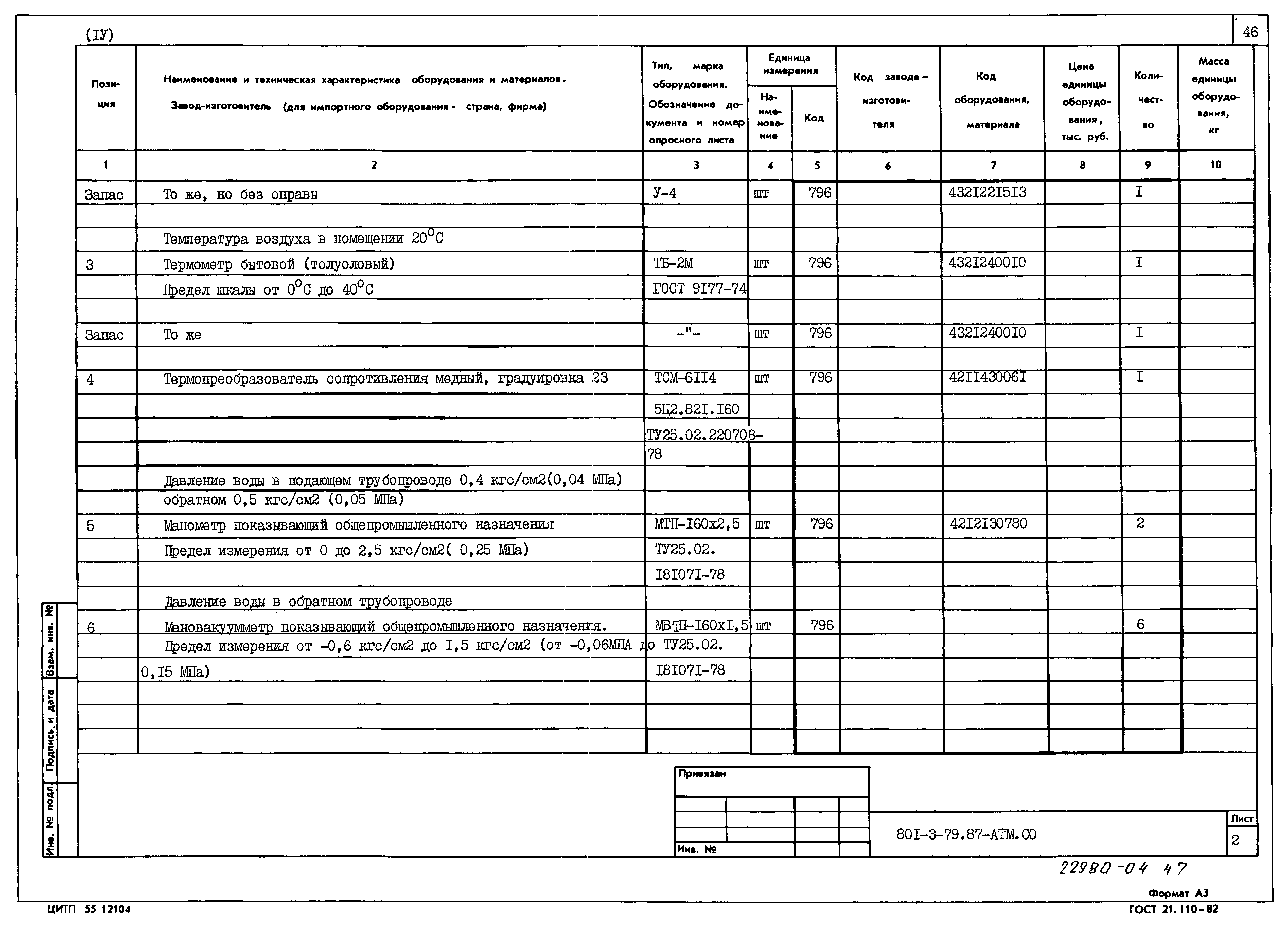 Типовой проект 801-3-79.87