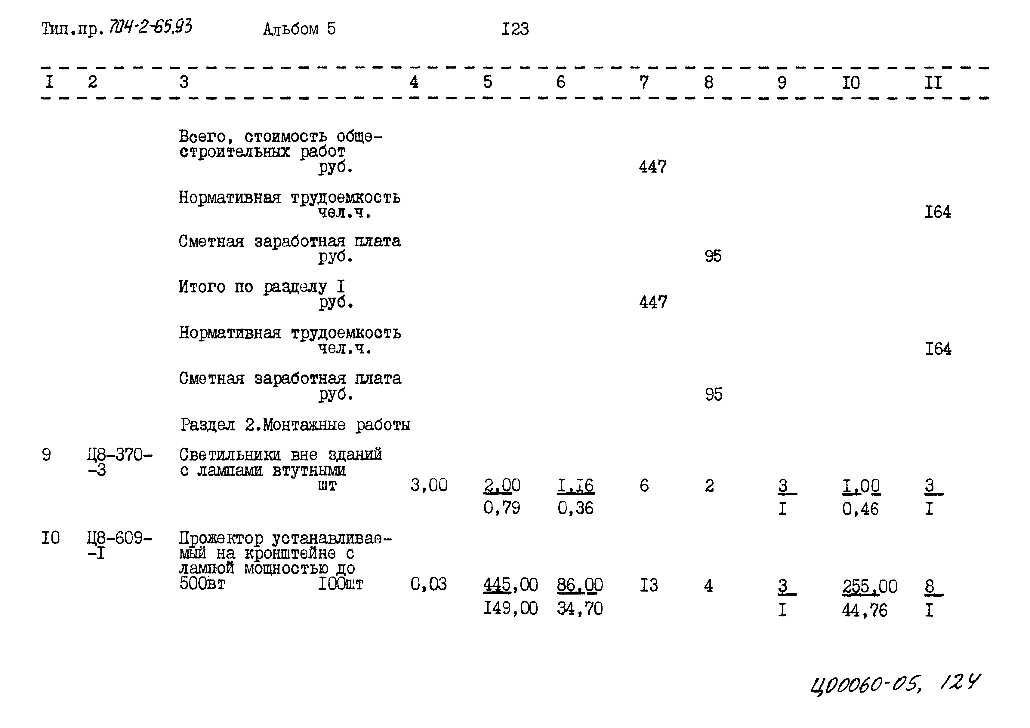 Типовой проект 704-2-65.93
