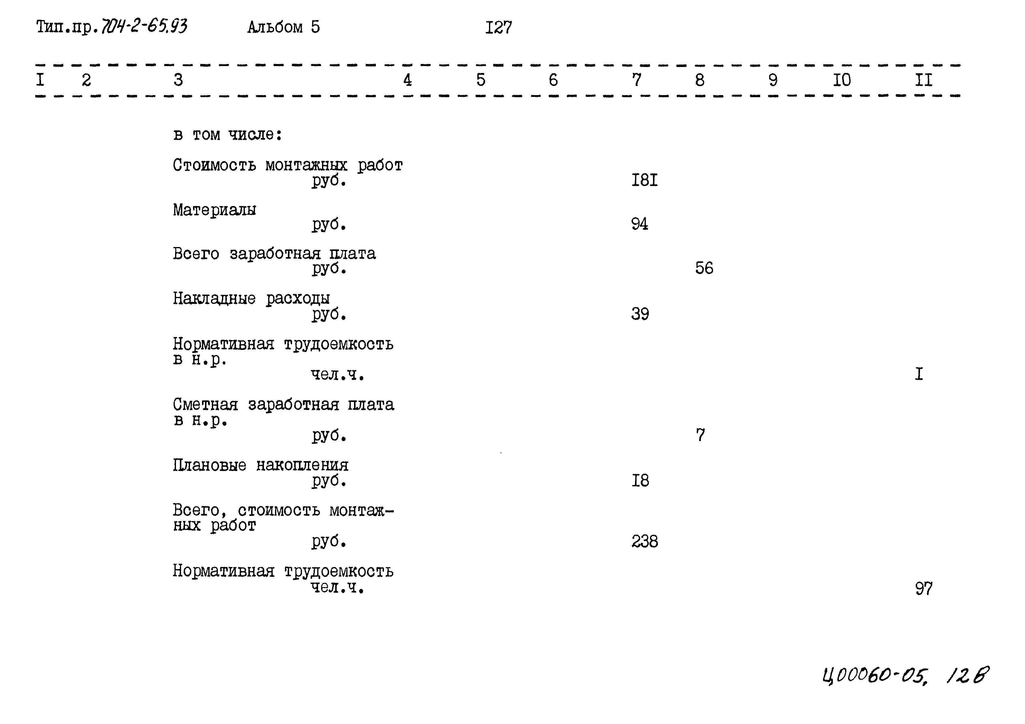 Типовой проект 704-2-65.93