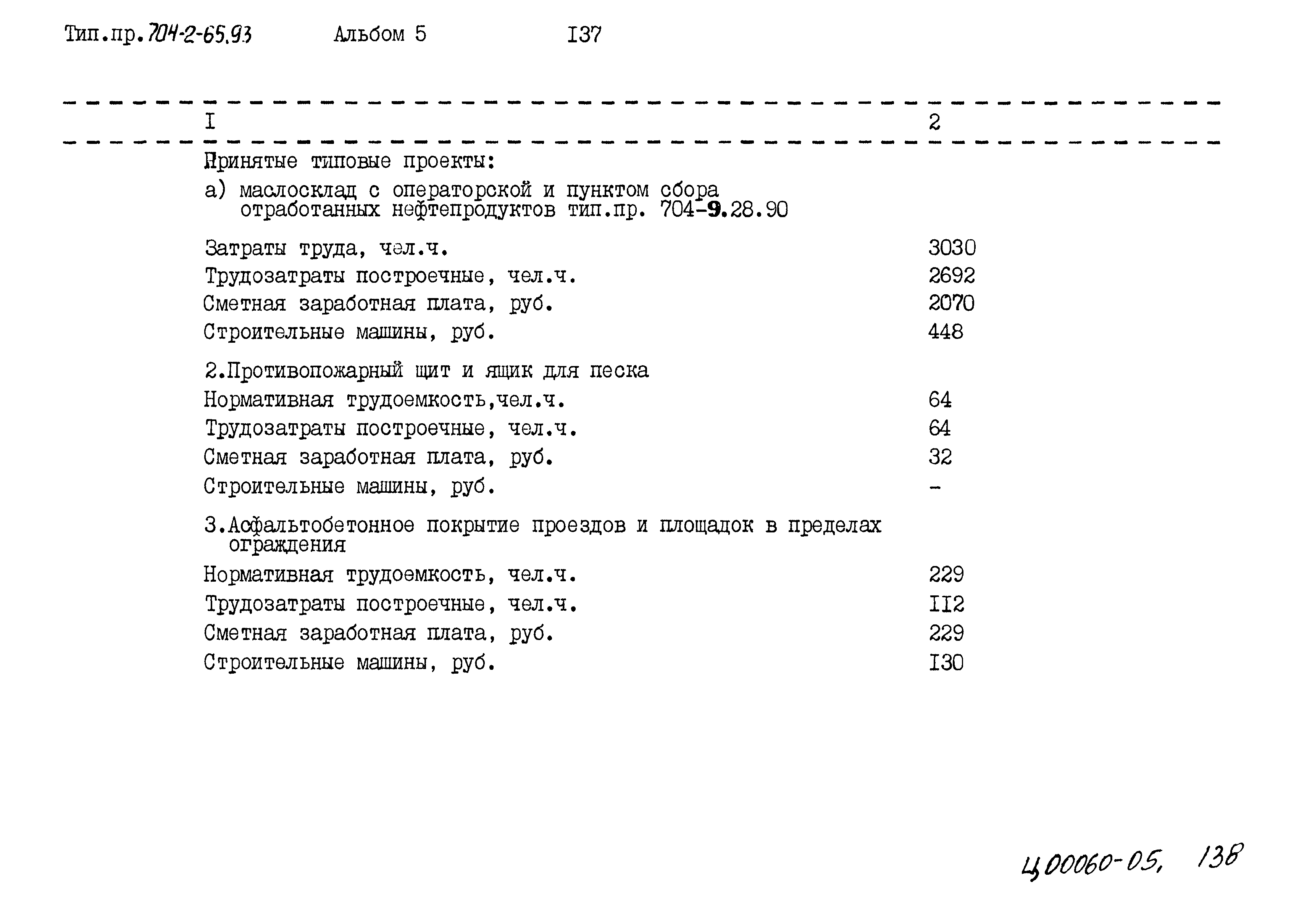 Типовой проект 704-2-65.93