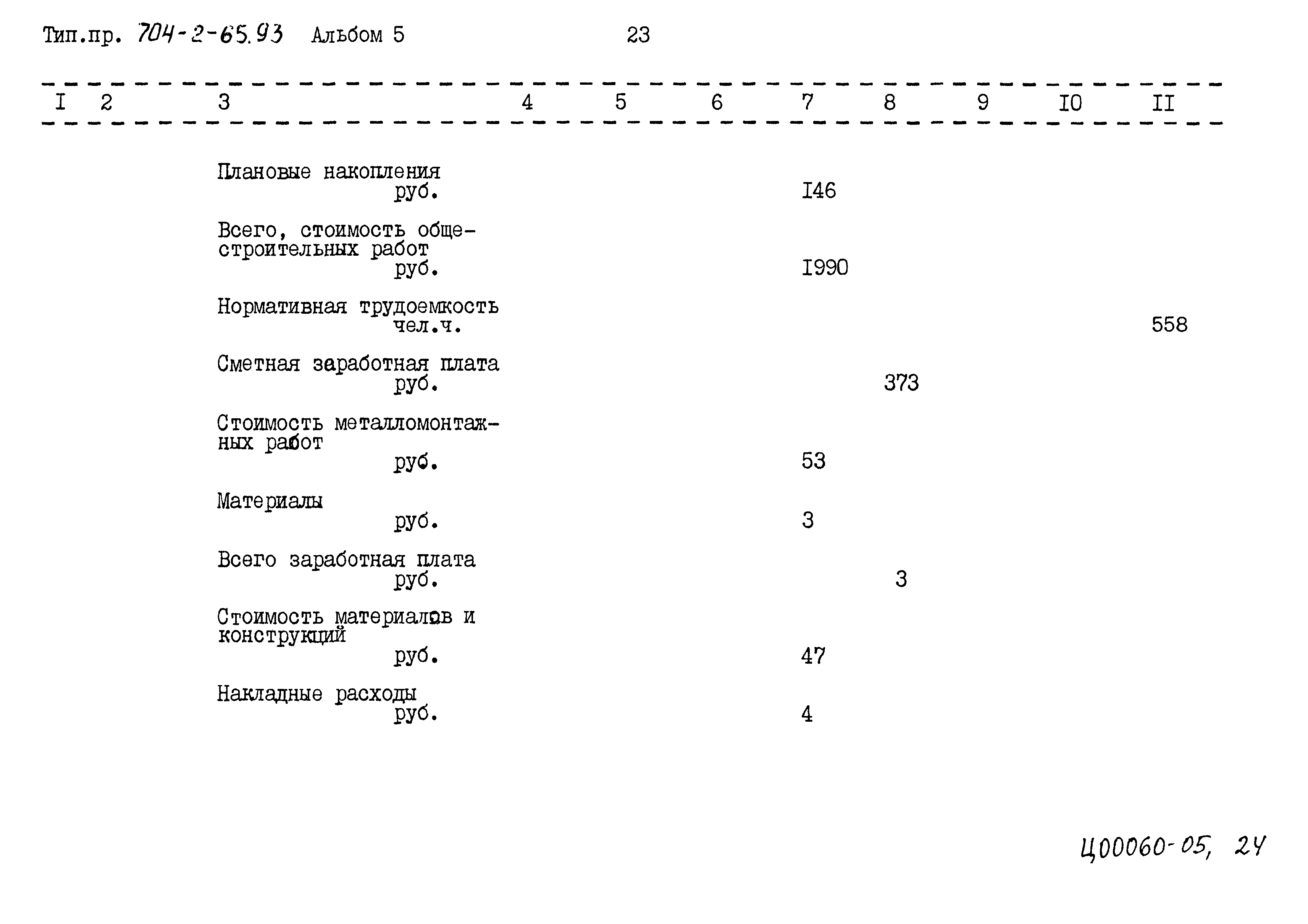 Типовой проект 704-2-65.93