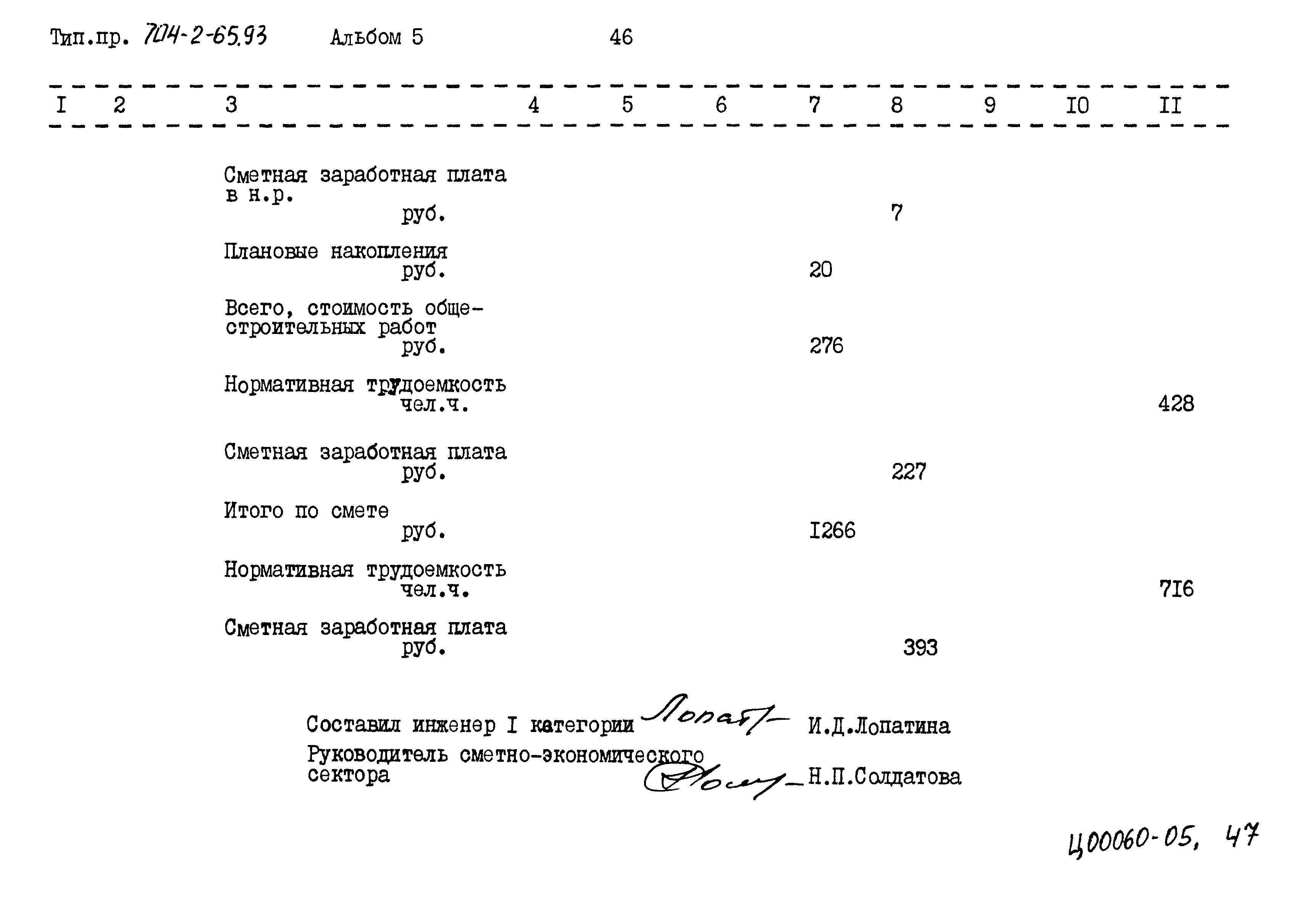 Типовой проект 704-2-65.93