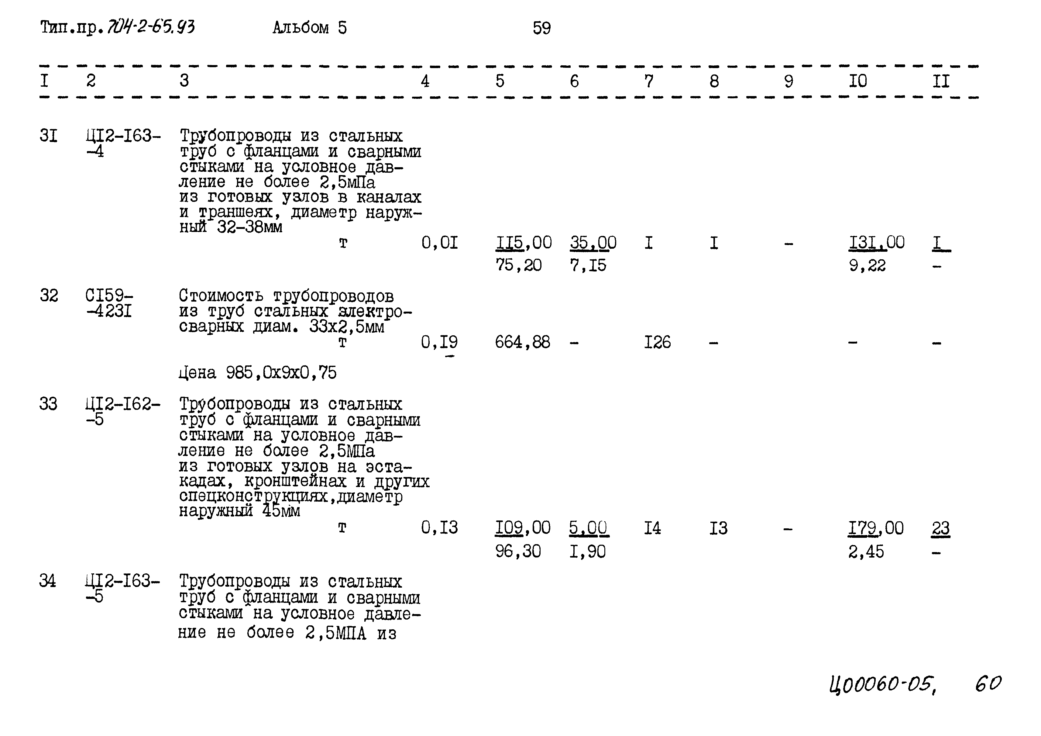 Типовой проект 704-2-65.93