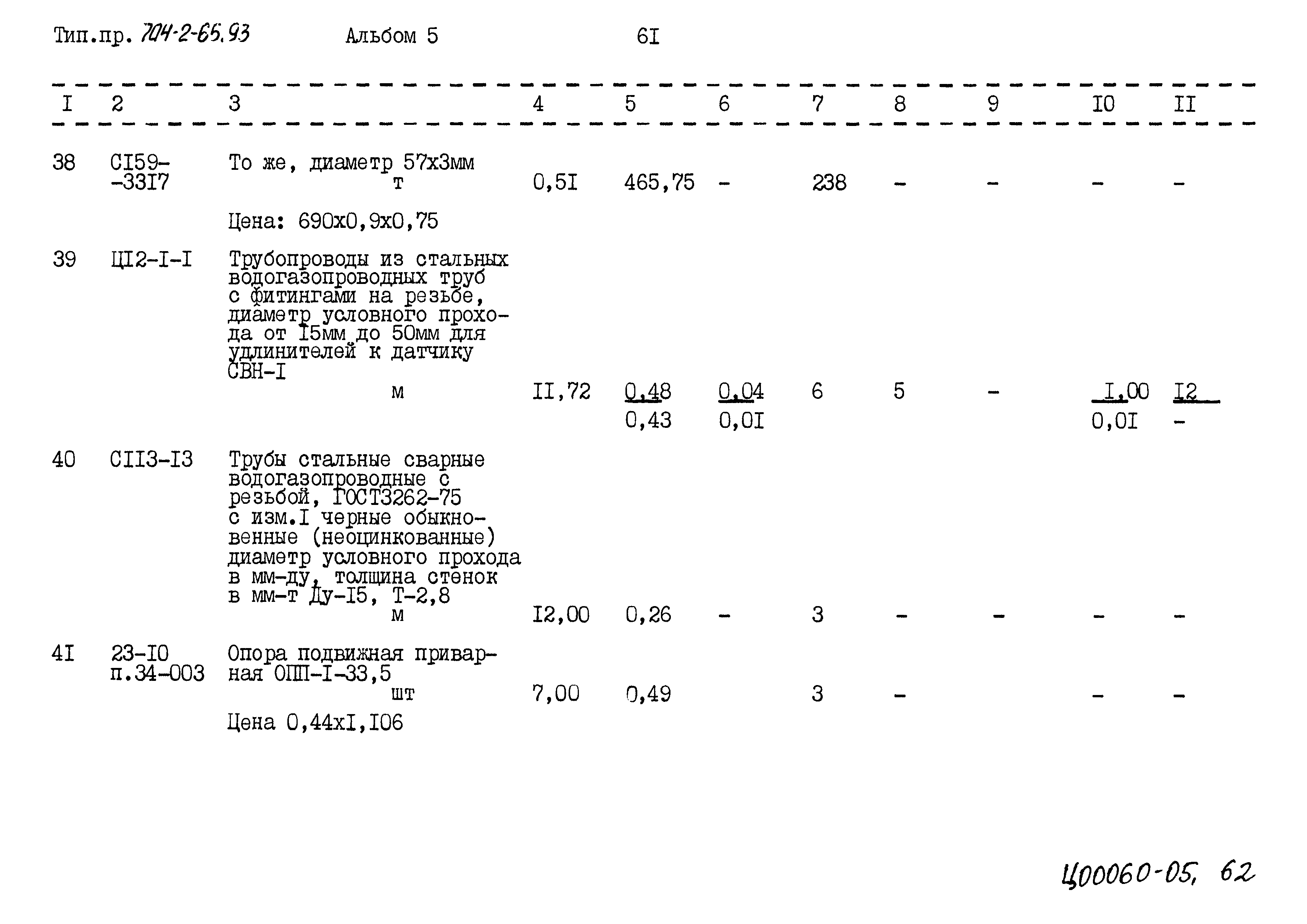 Типовой проект 704-2-65.93