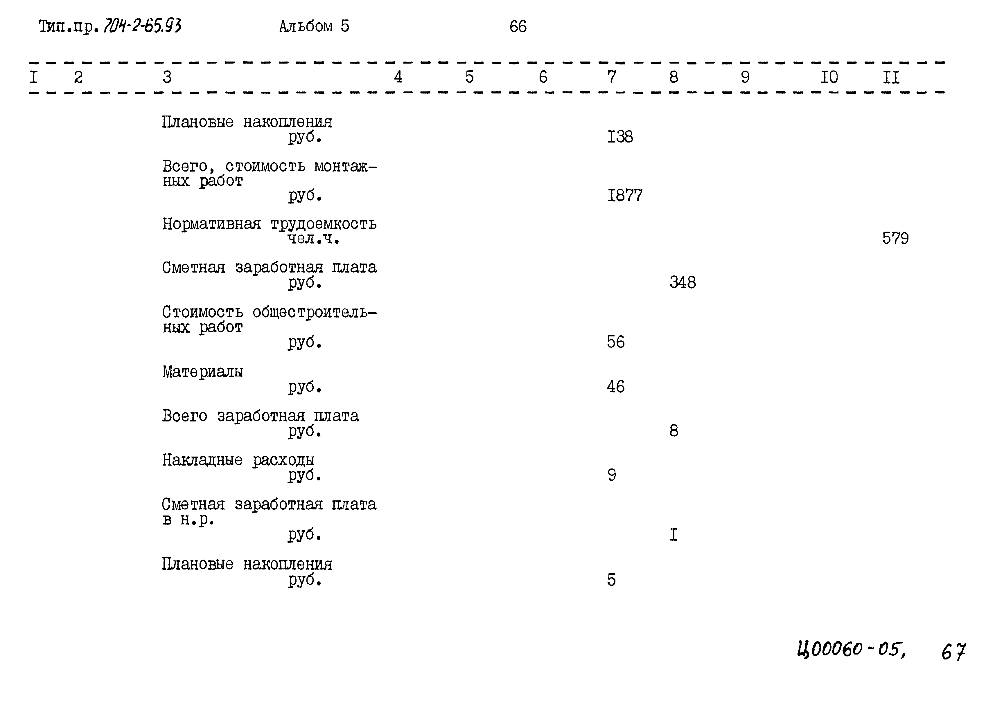 Типовой проект 704-2-65.93
