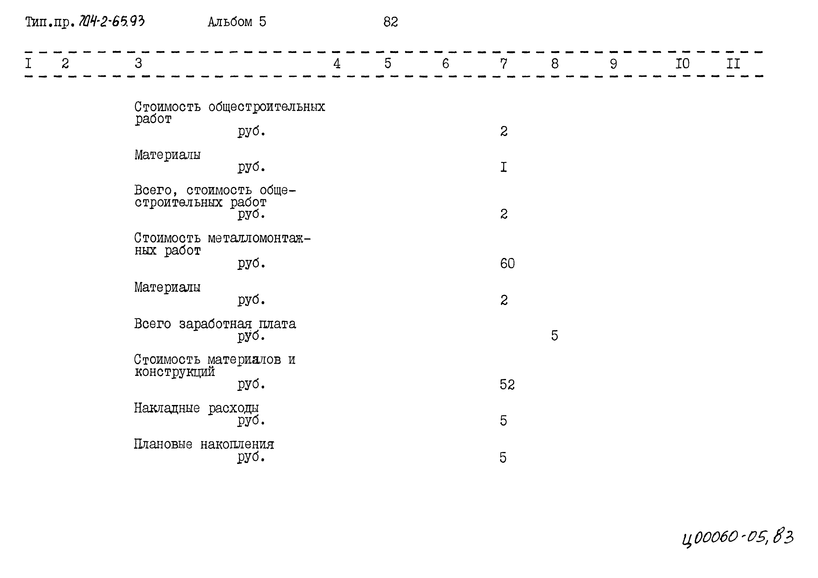 Типовой проект 704-2-65.93