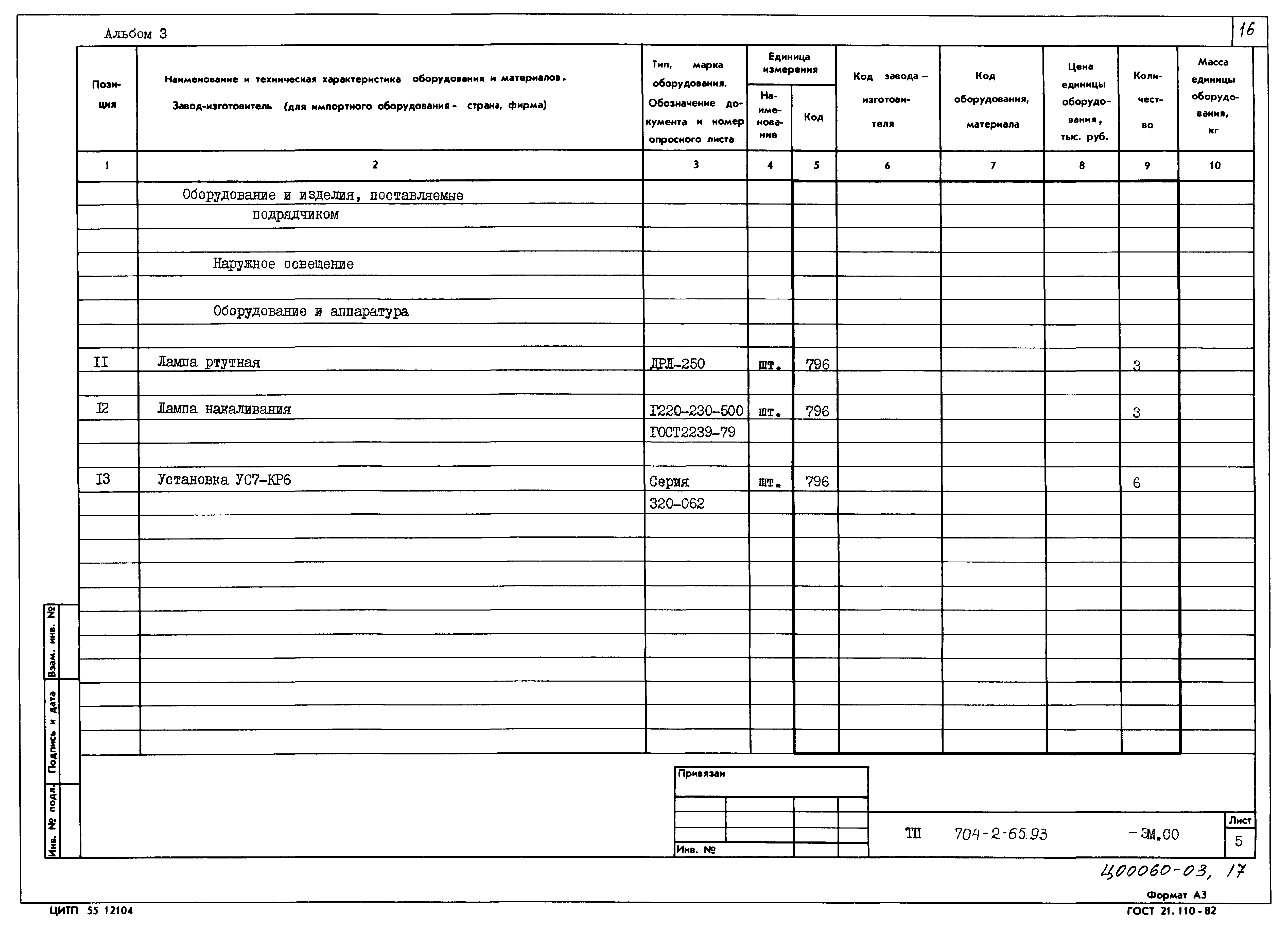 Типовой проект 704-2-65.93
