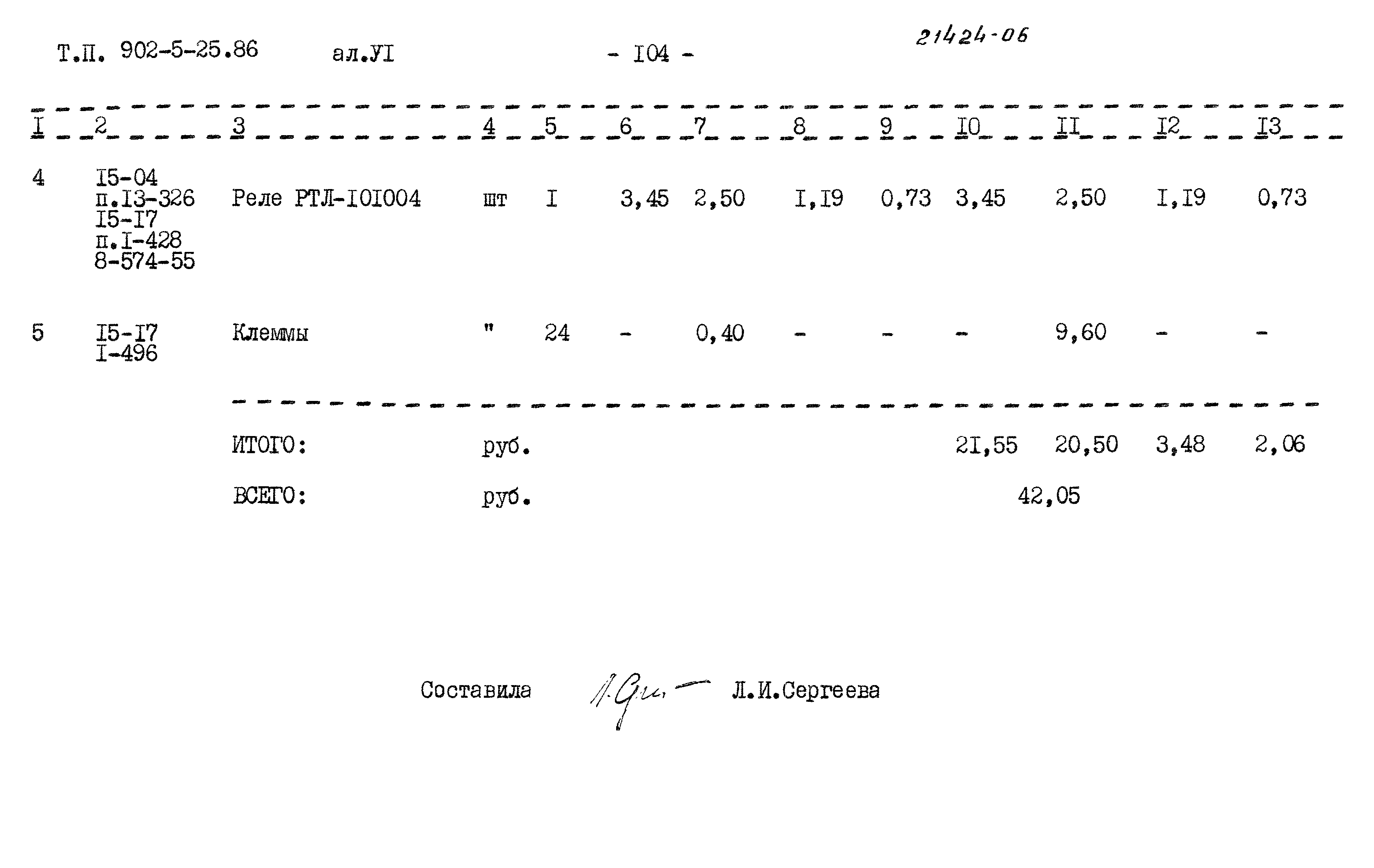Типовой проект 902-5-25.86