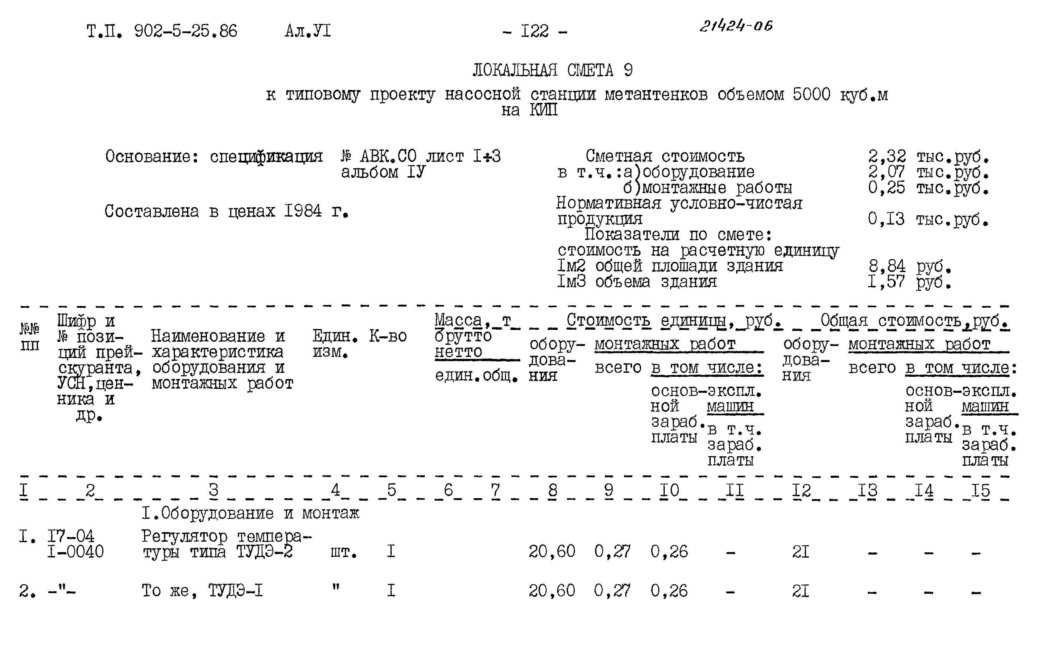 Типовой проект 902-5-25.86