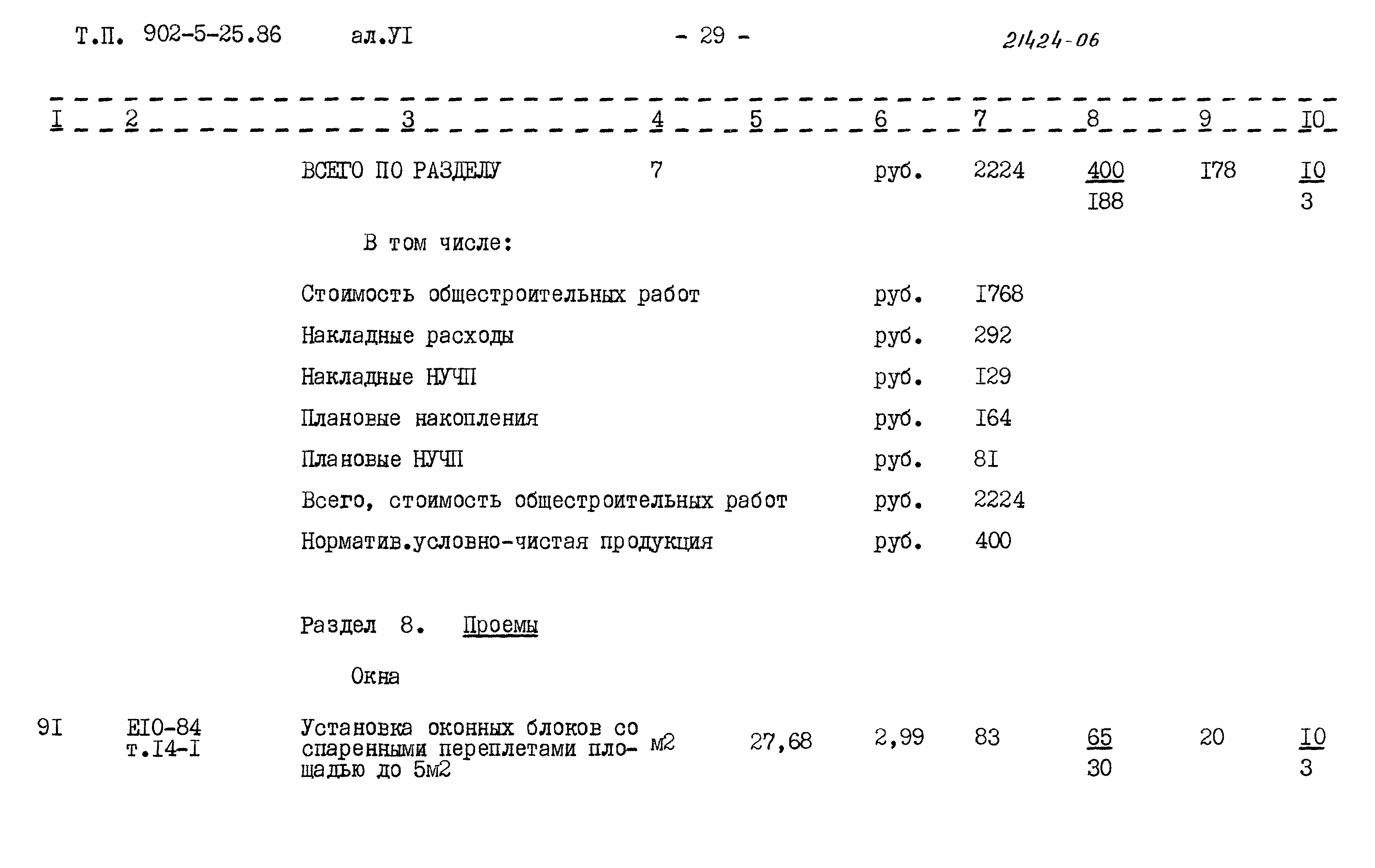 Типовой проект 902-5-25.86