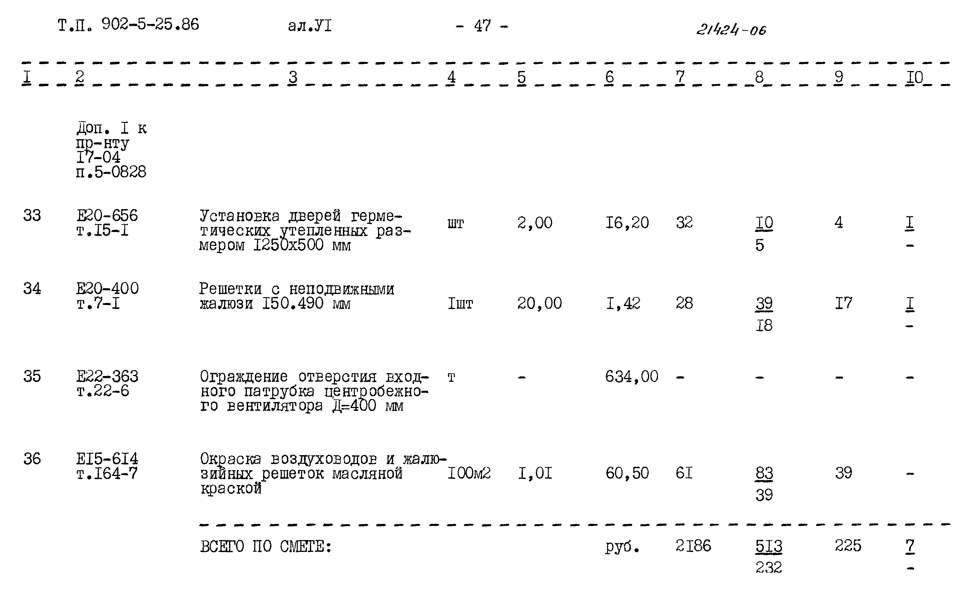 Типовой проект 902-5-25.86