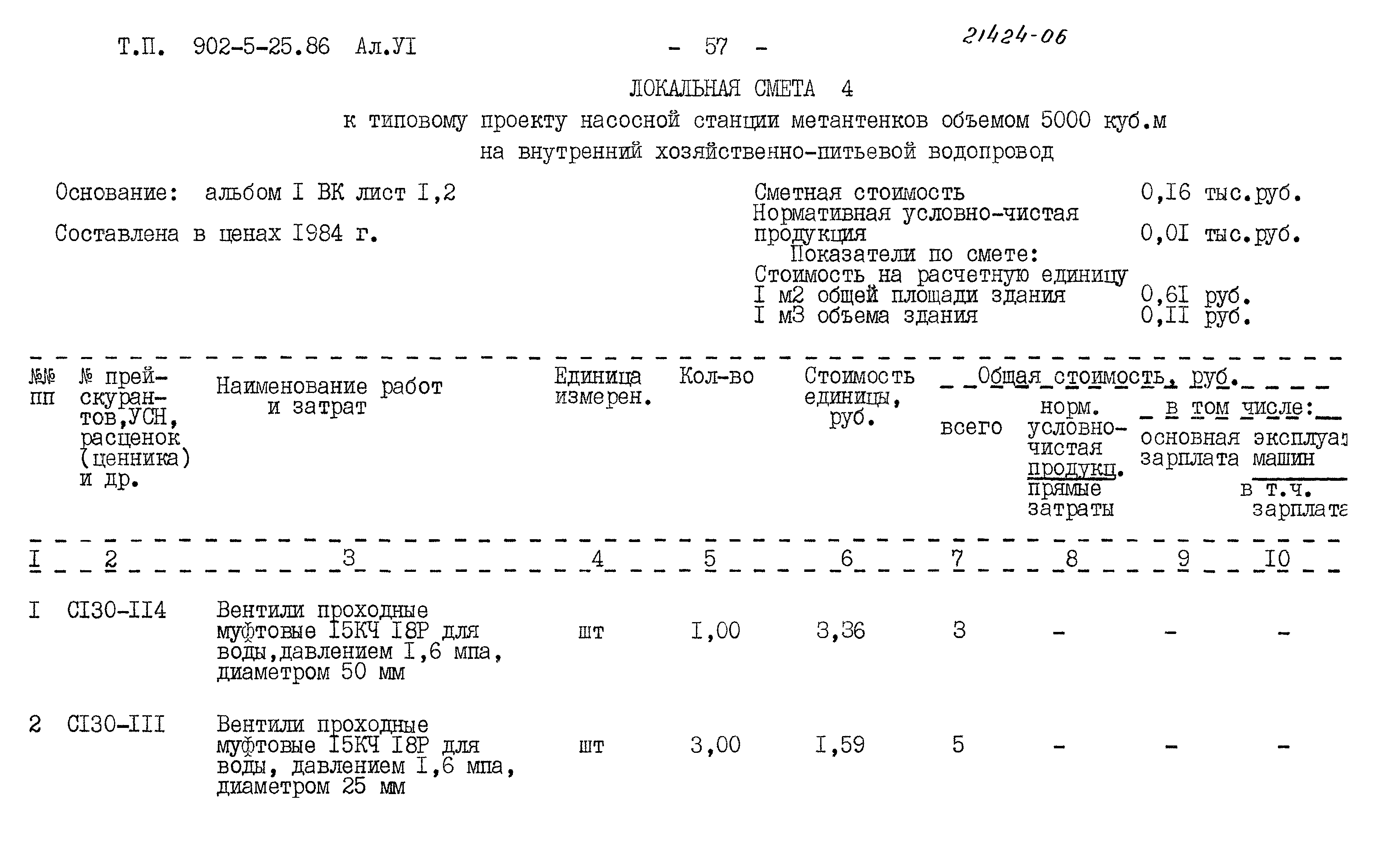 Типовой проект 902-5-25.86
