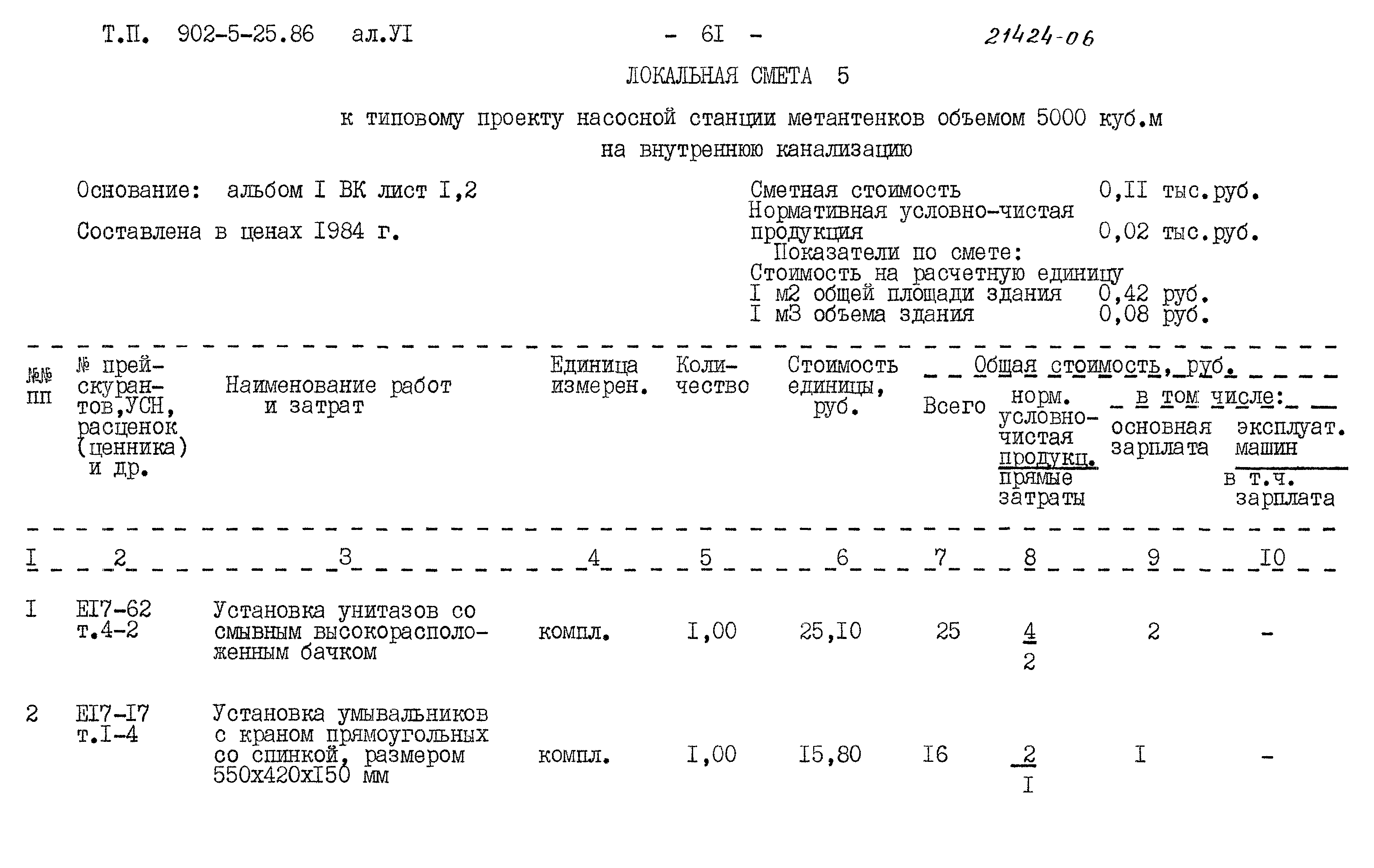 Типовой проект 902-5-25.86