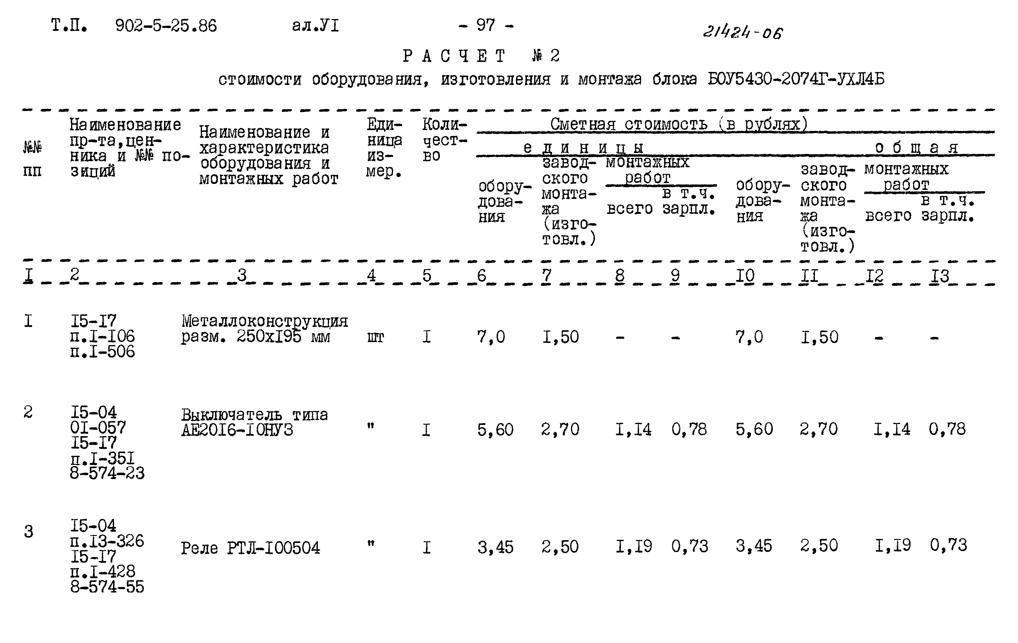 Типовой проект 902-5-25.86