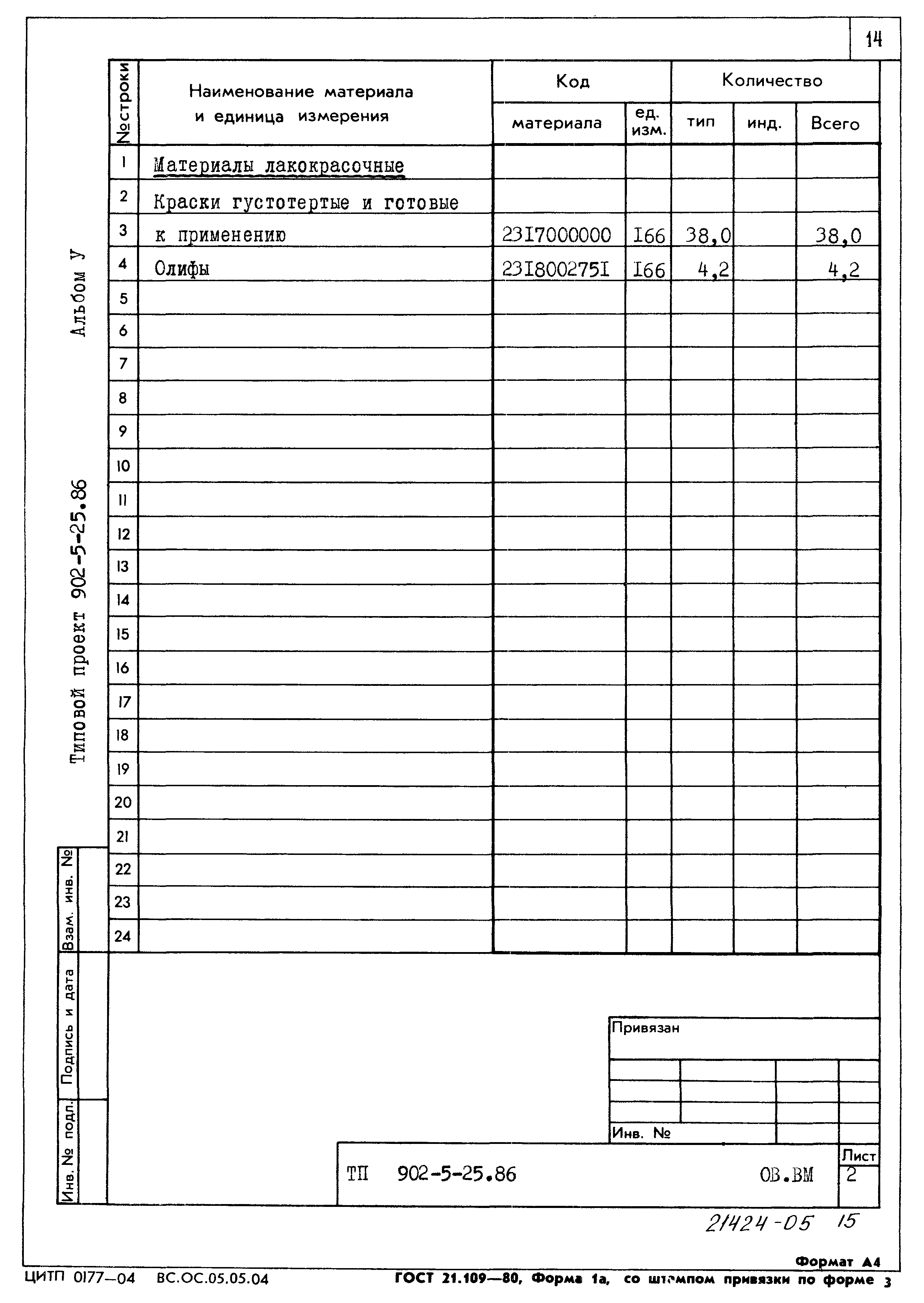 Типовой проект 902-5-25.86