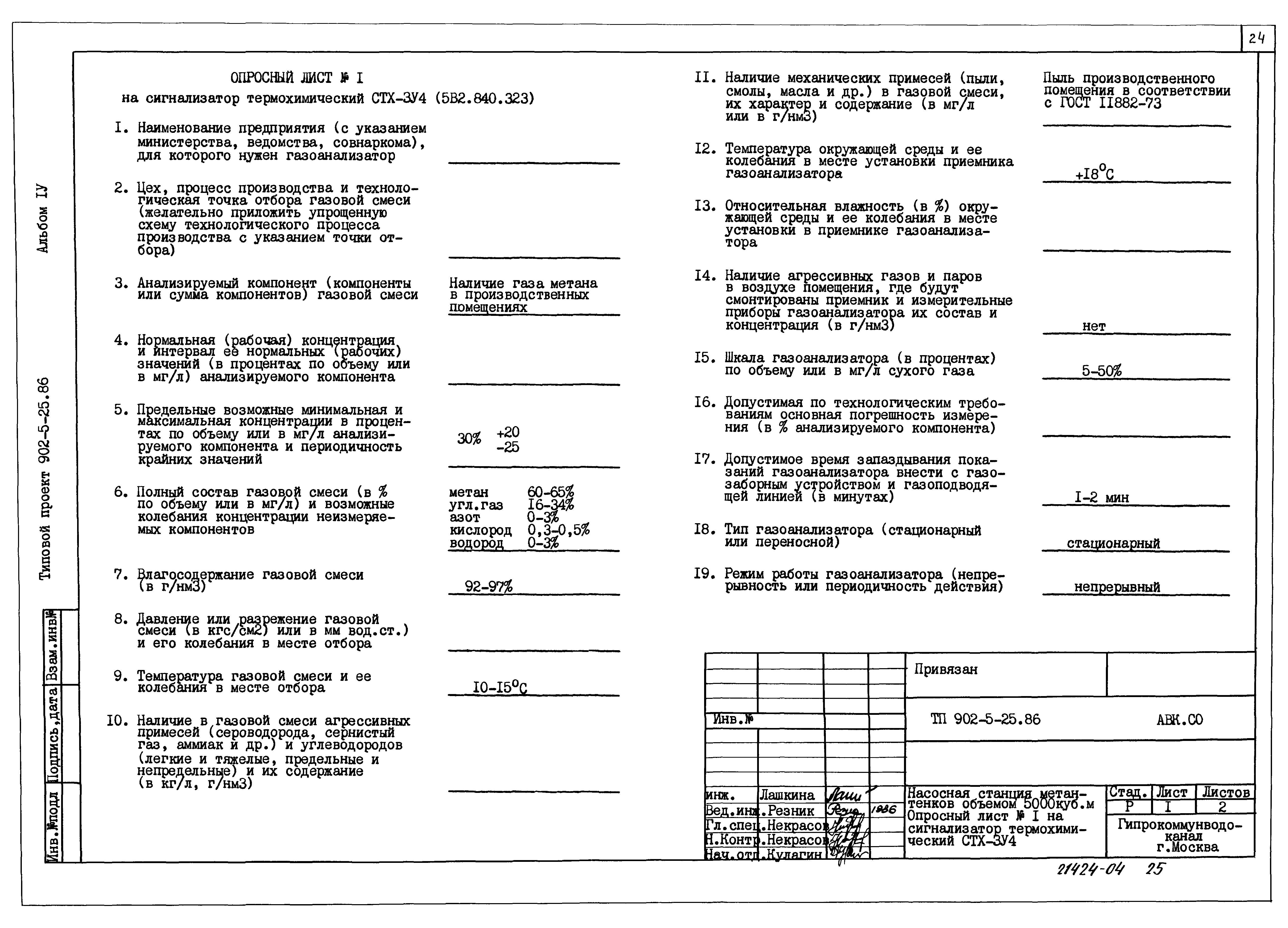 Типовой проект 902-5-25.86
