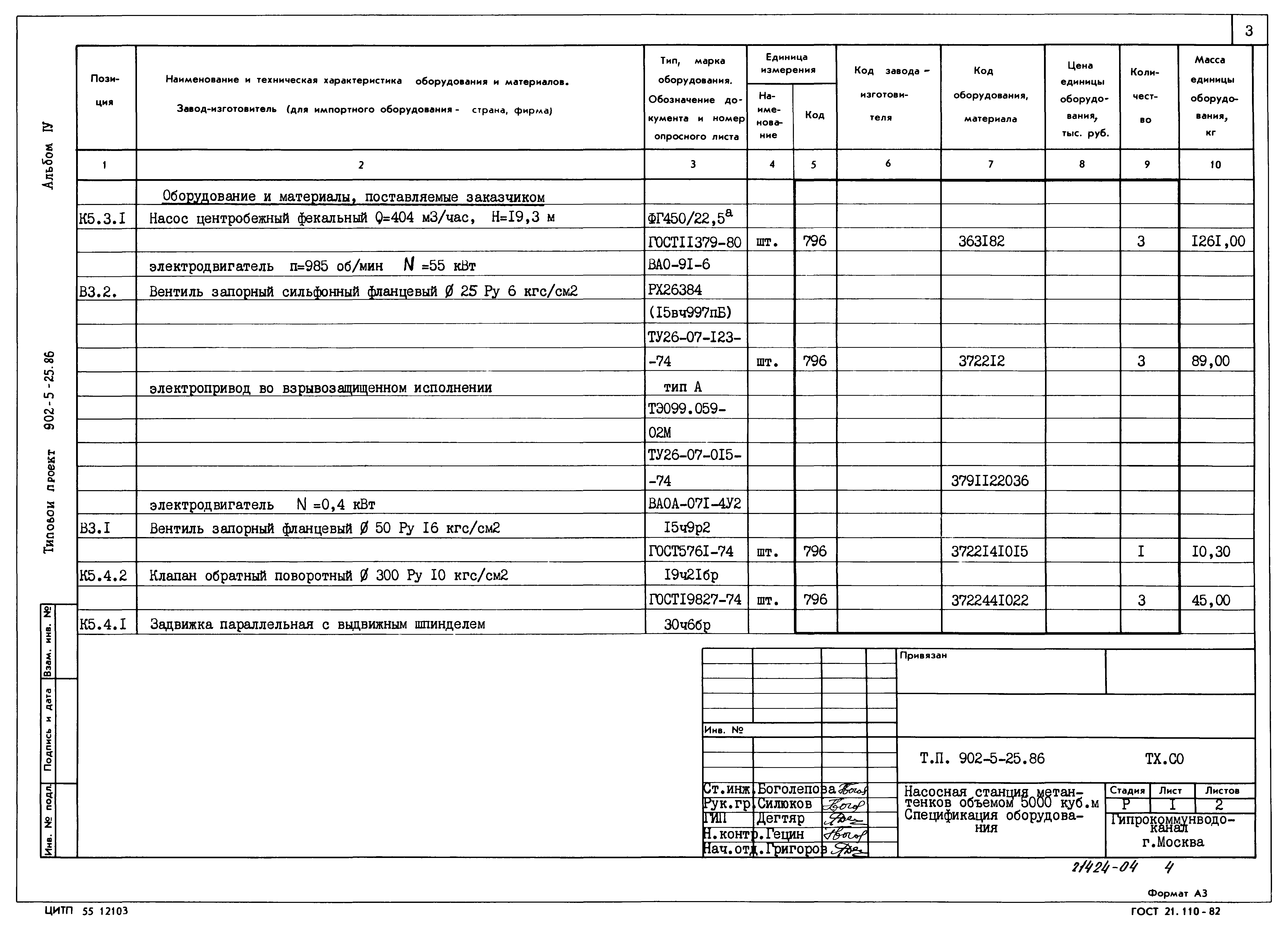 Типовой проект 902-5-25.86