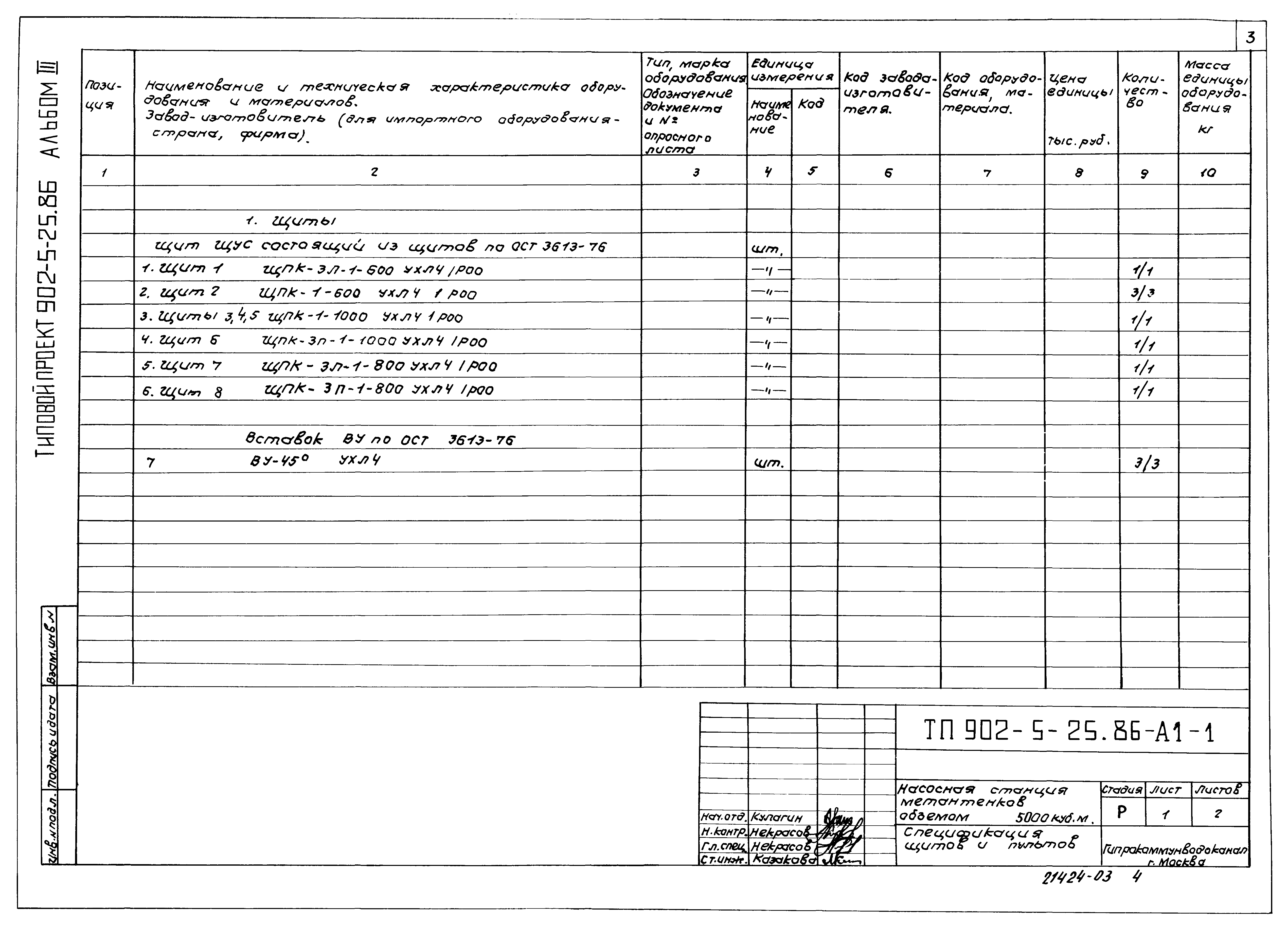 Типовой проект 902-5-25.86