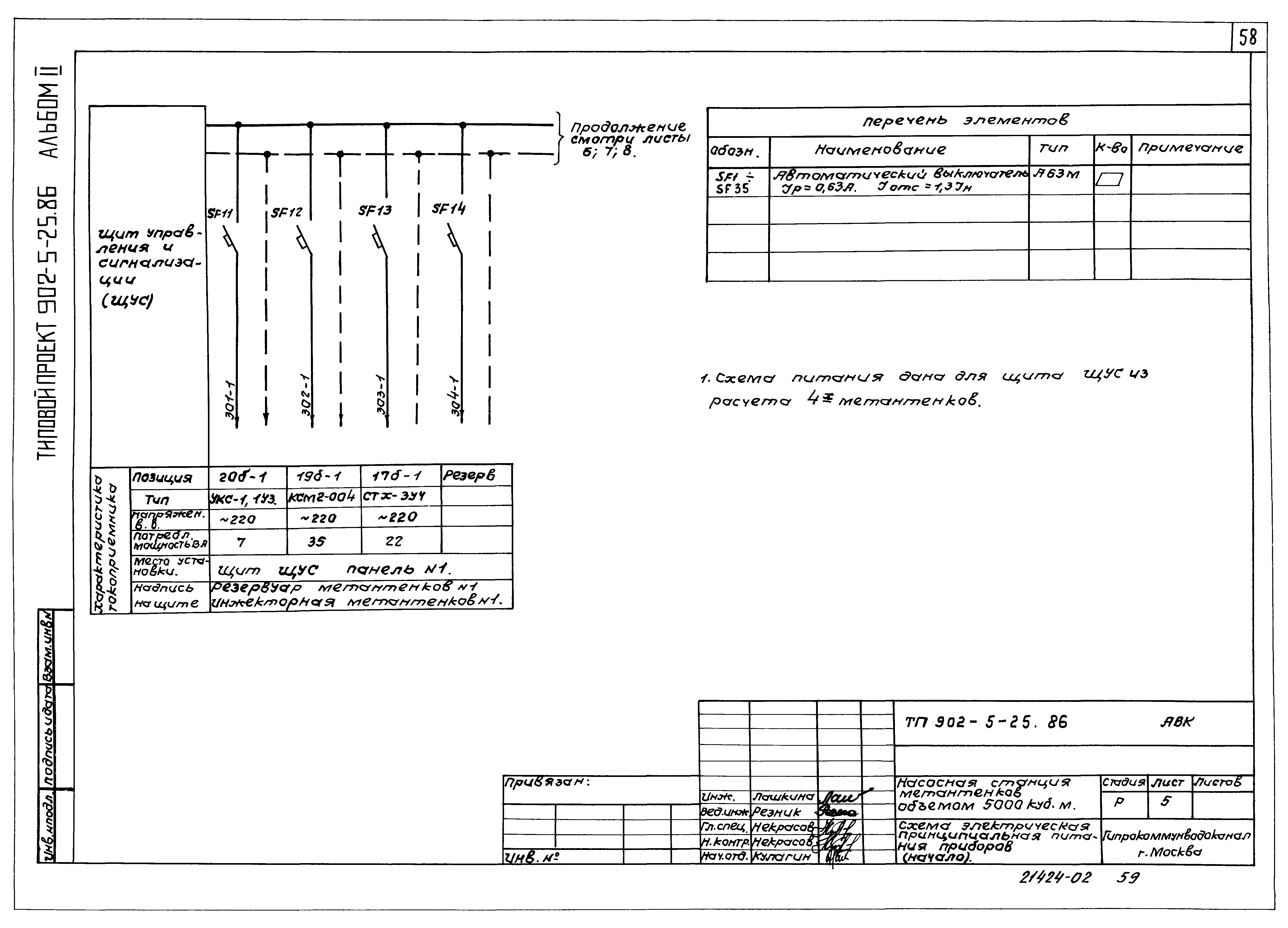 Типовой проект 902-5-25.86