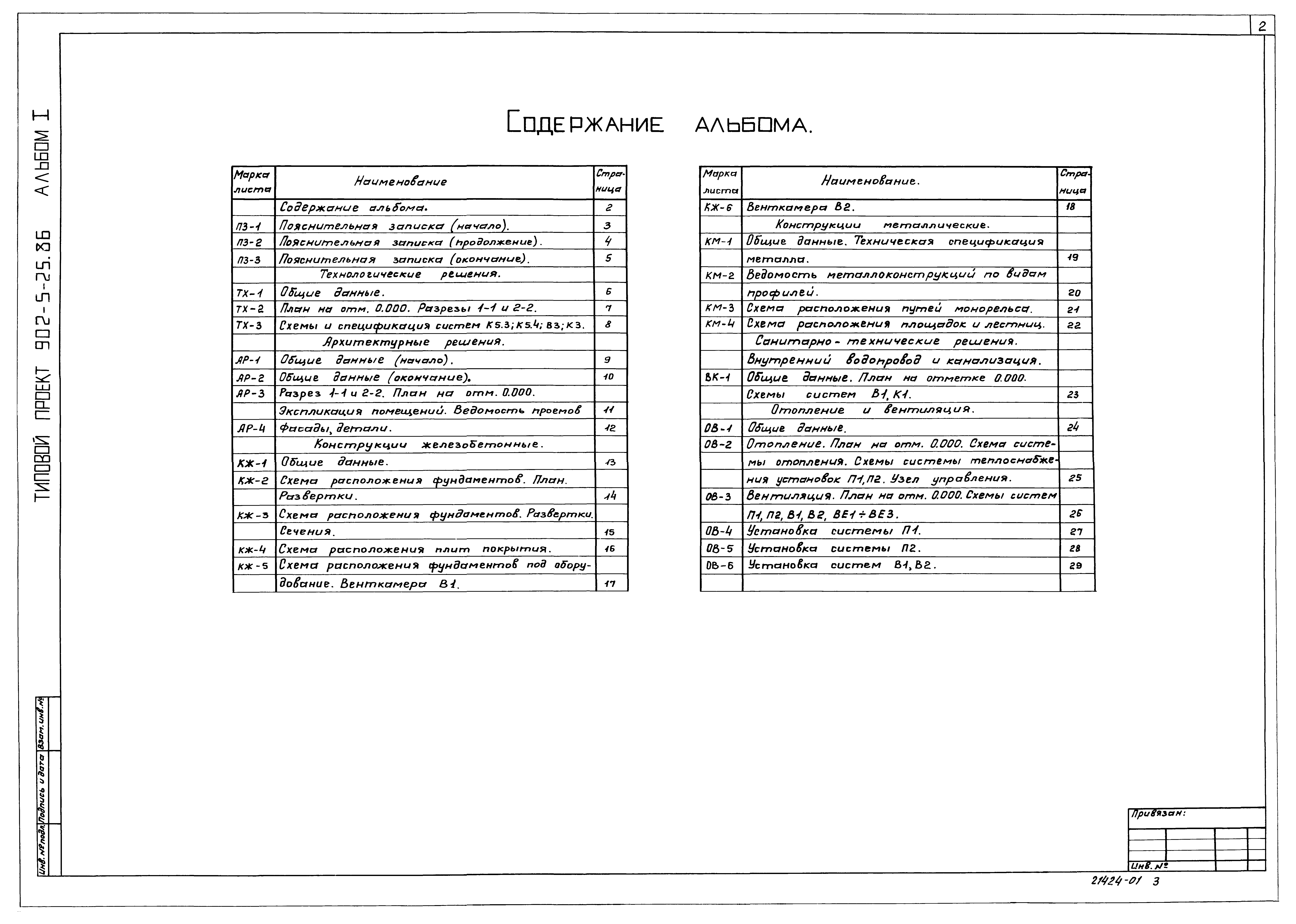 Типовой проект 902-5-25.86