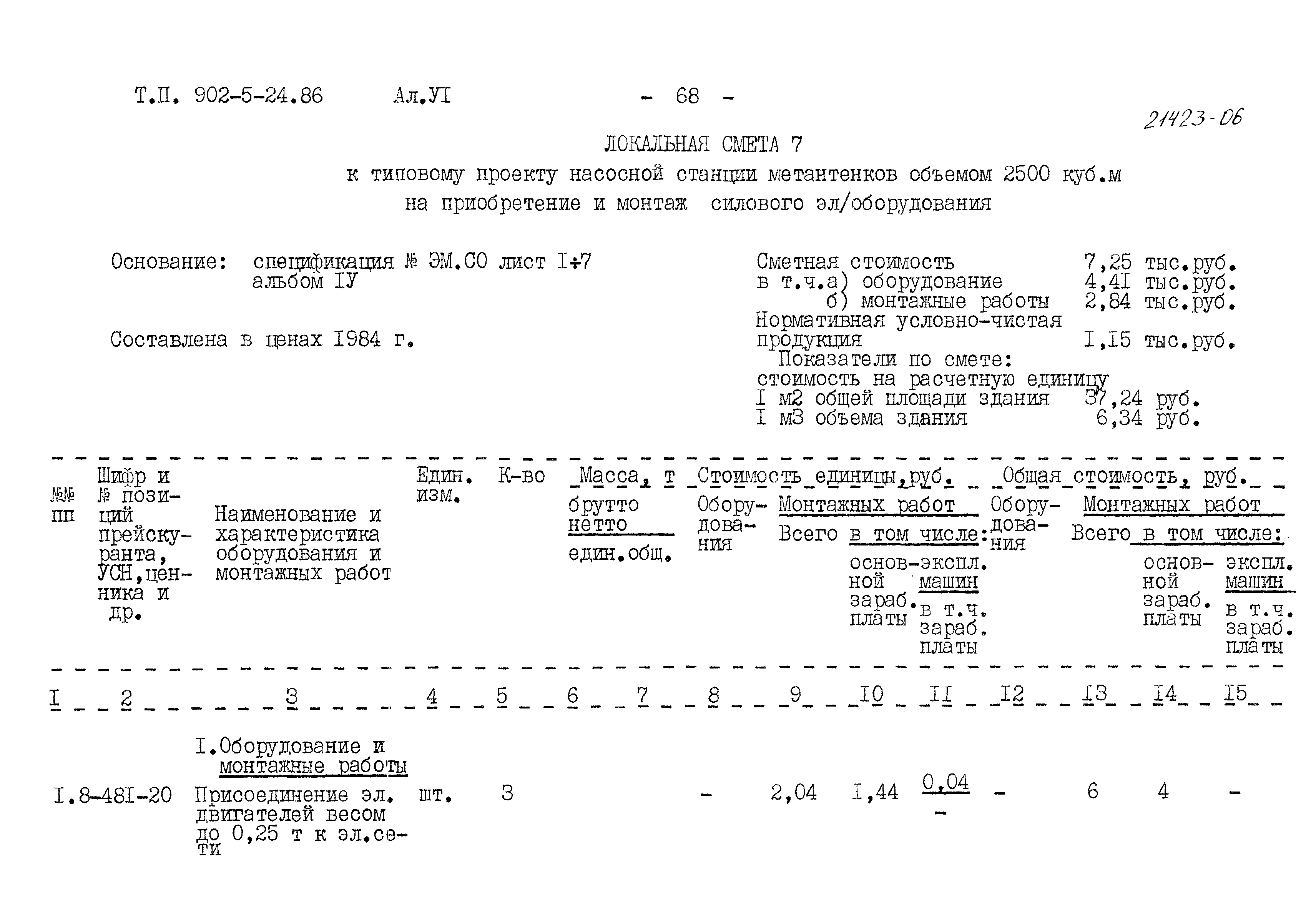 Типовой проект 902-5-24.86
