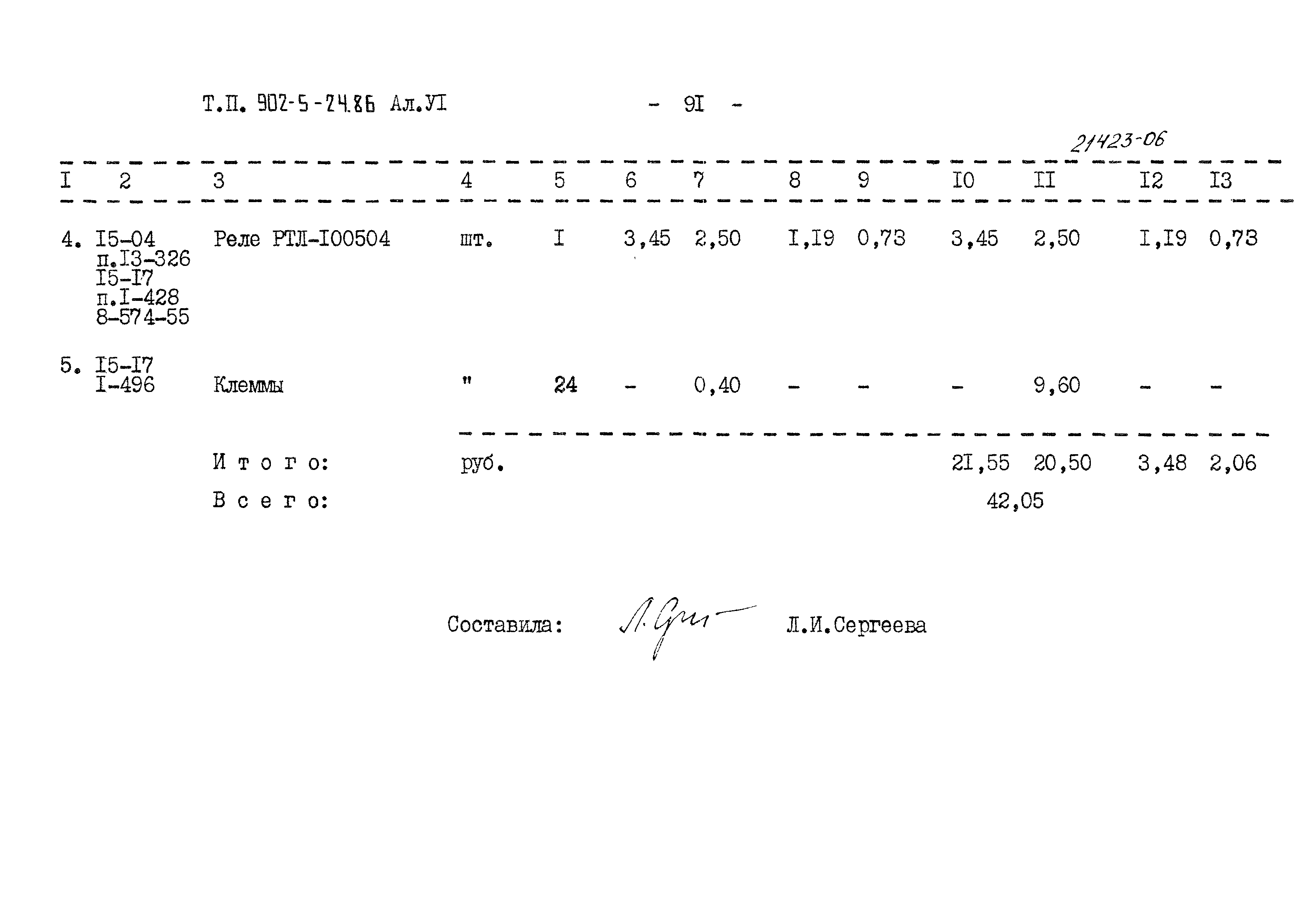Типовой проект 902-5-24.86