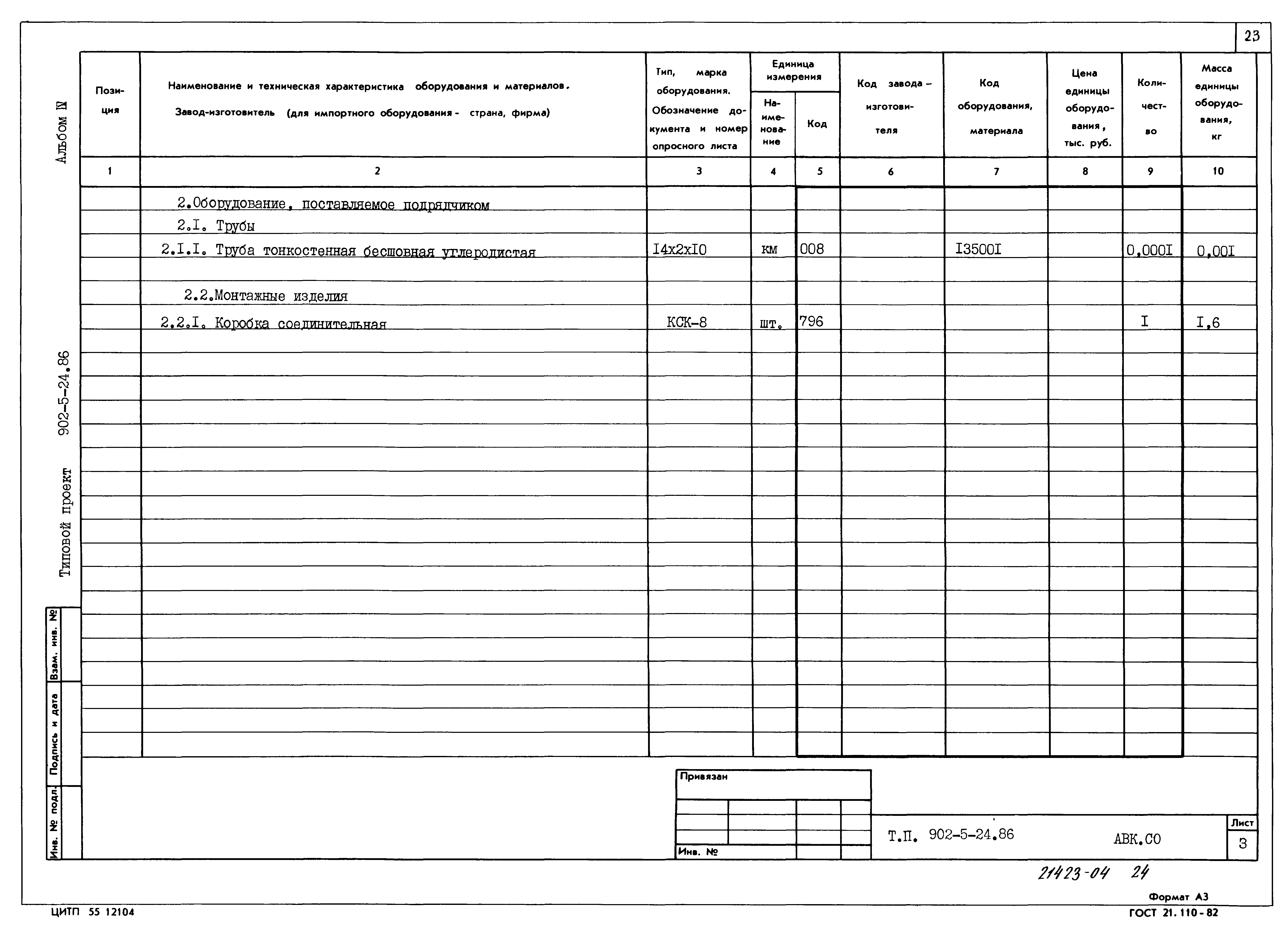 Типовой проект 902-5-24.86