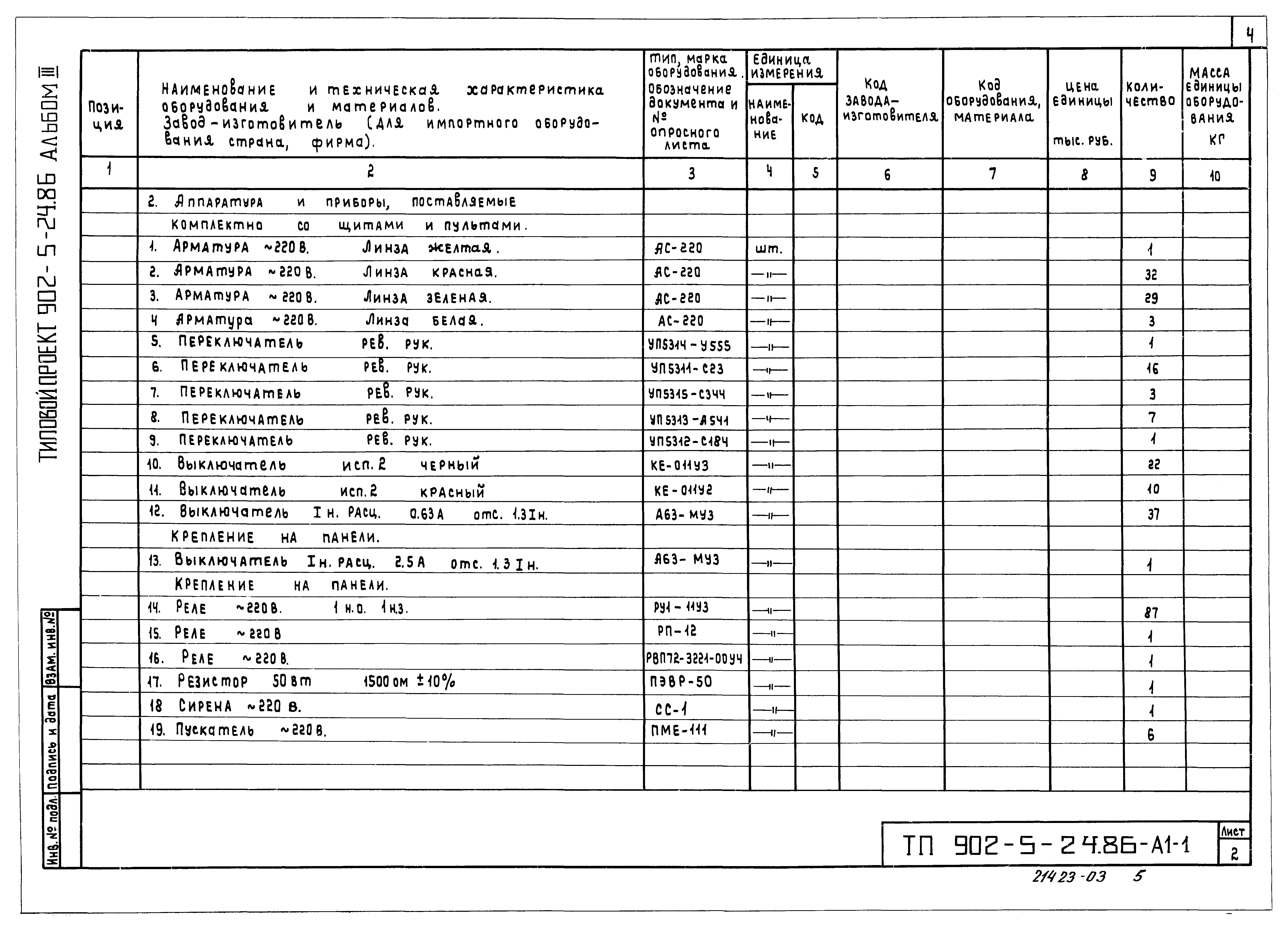 Типовой проект 902-5-24.86
