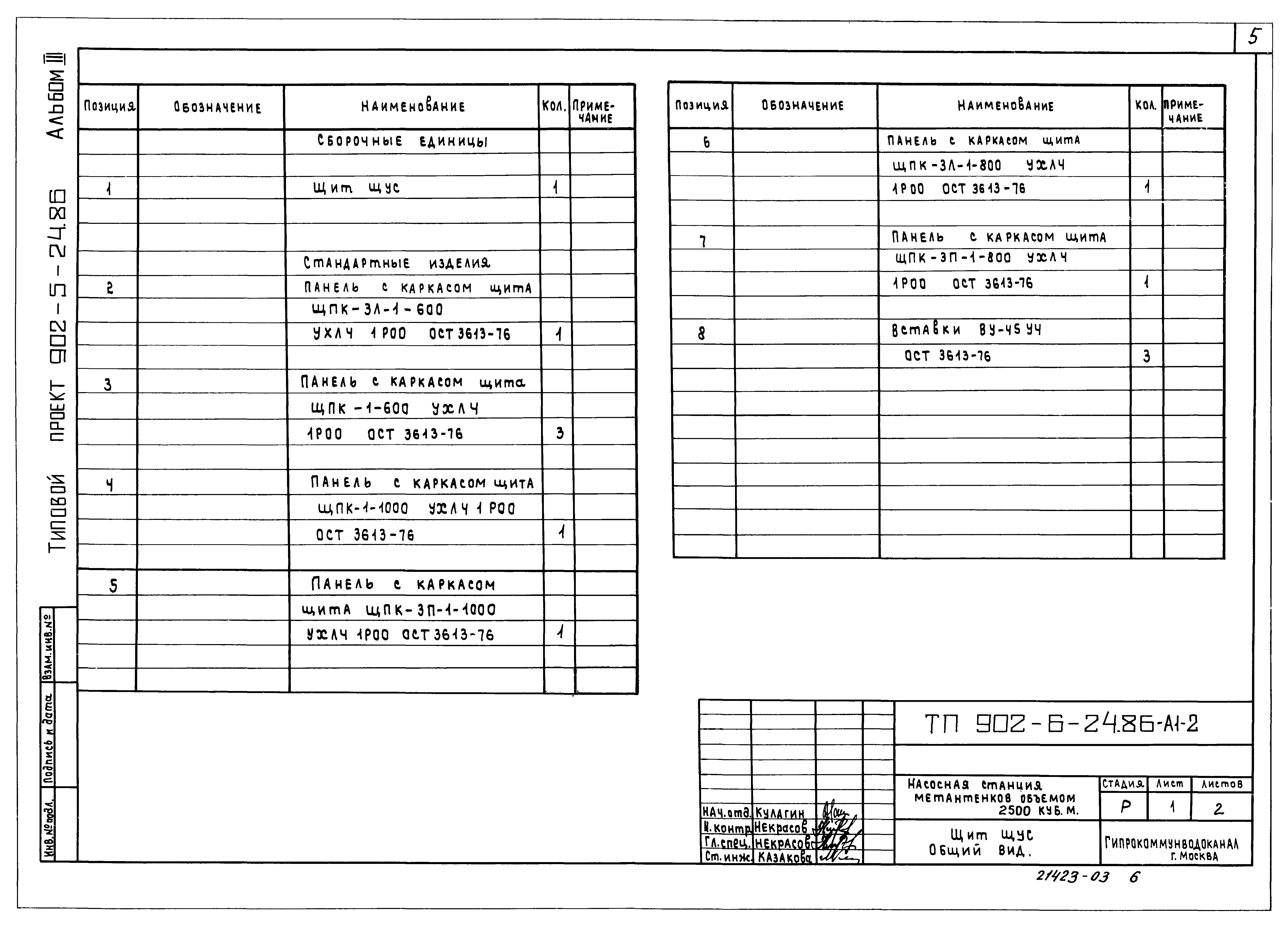 Типовой проект 902-5-24.86