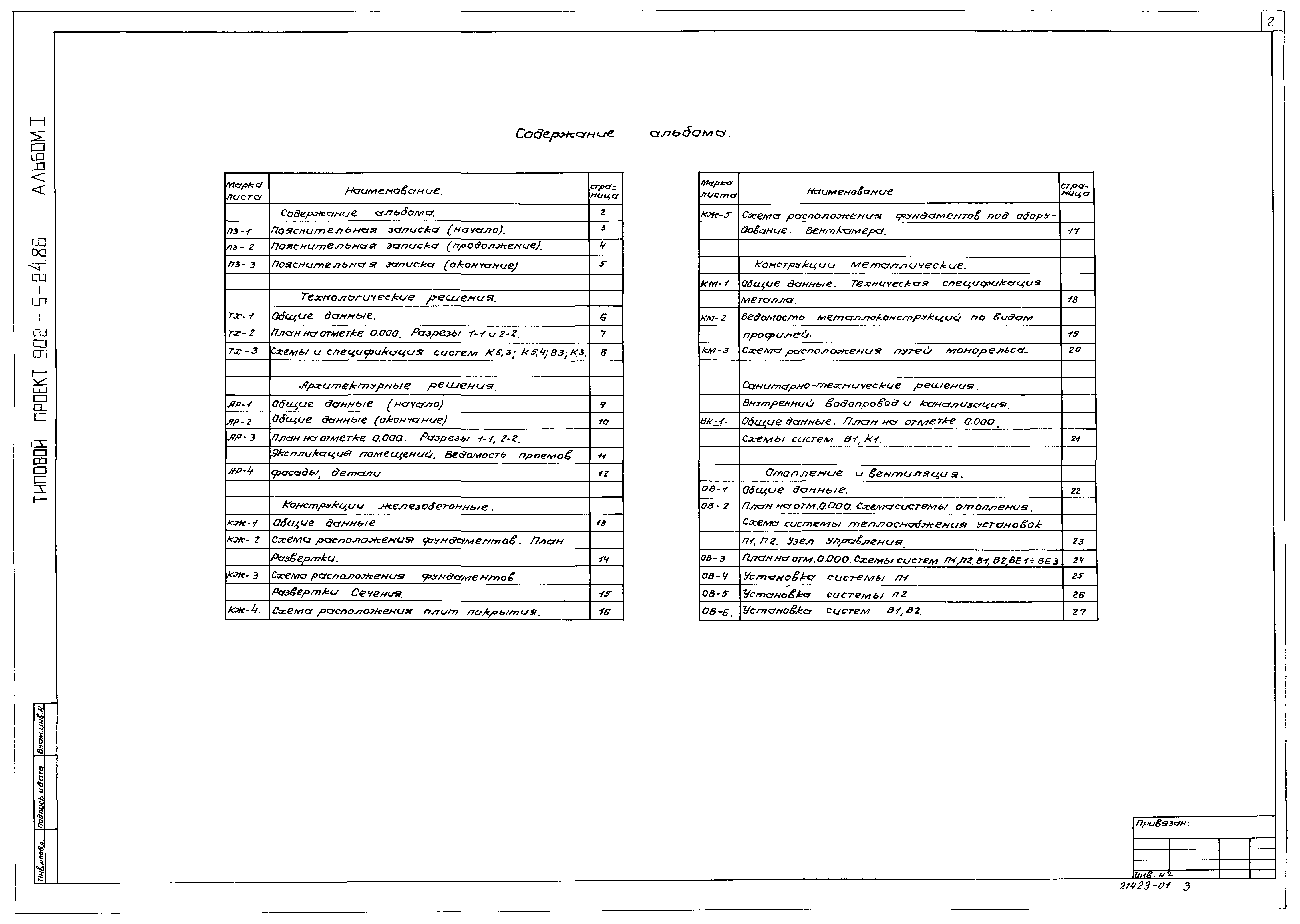 Типовой проект 902-5-24.86