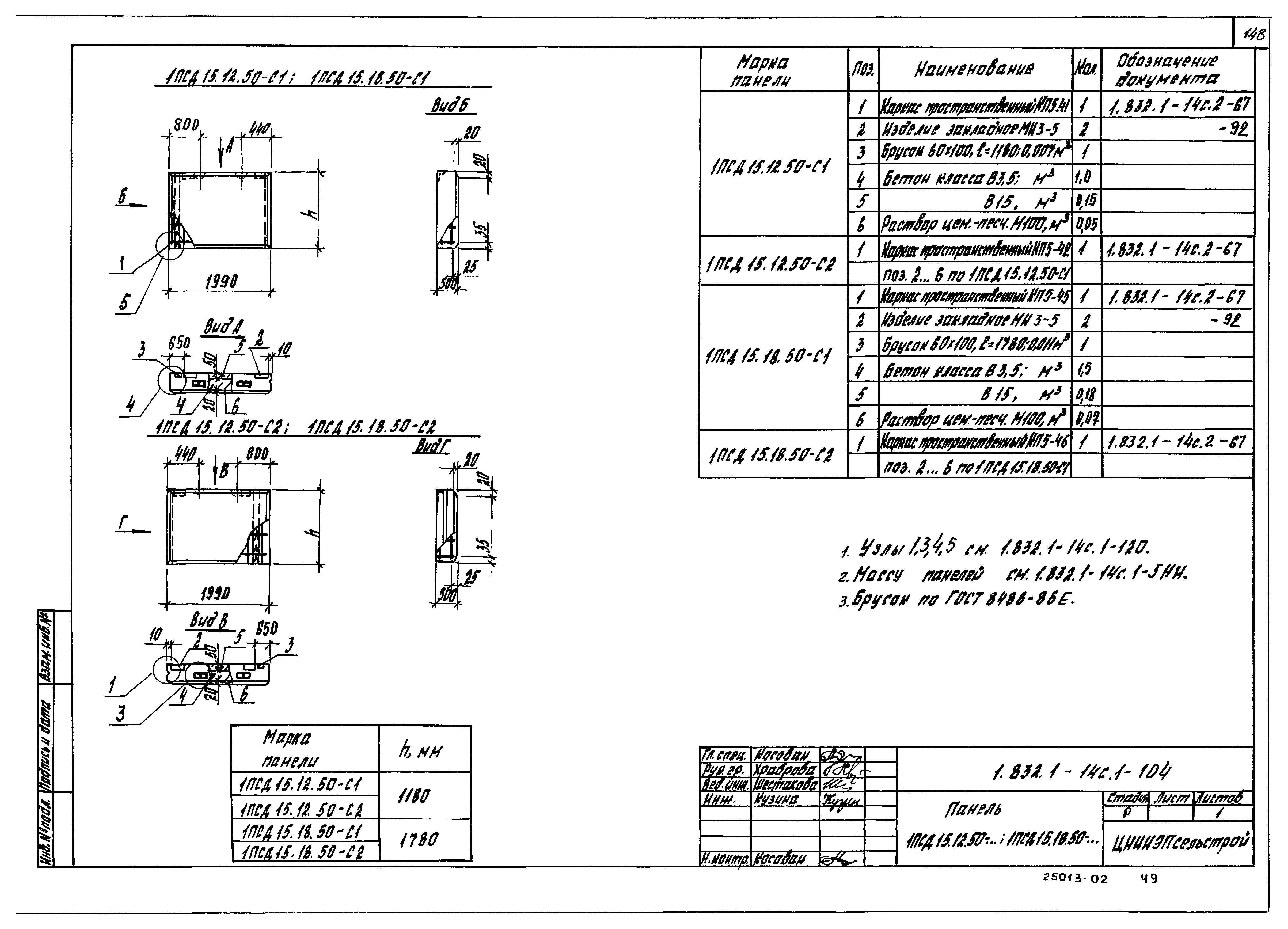 Серия 1.832.1-14с