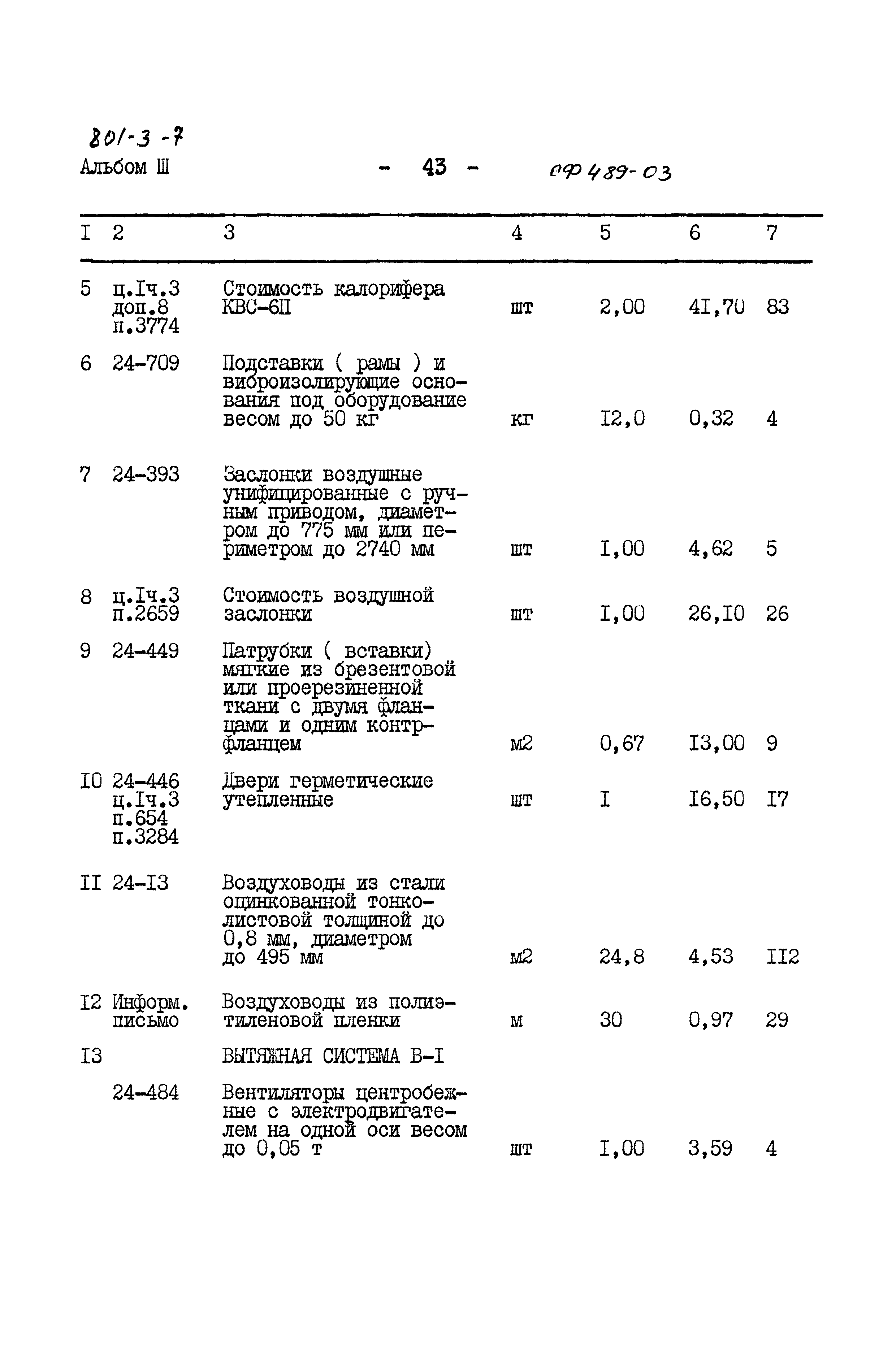 Типовой проект 801-3-7