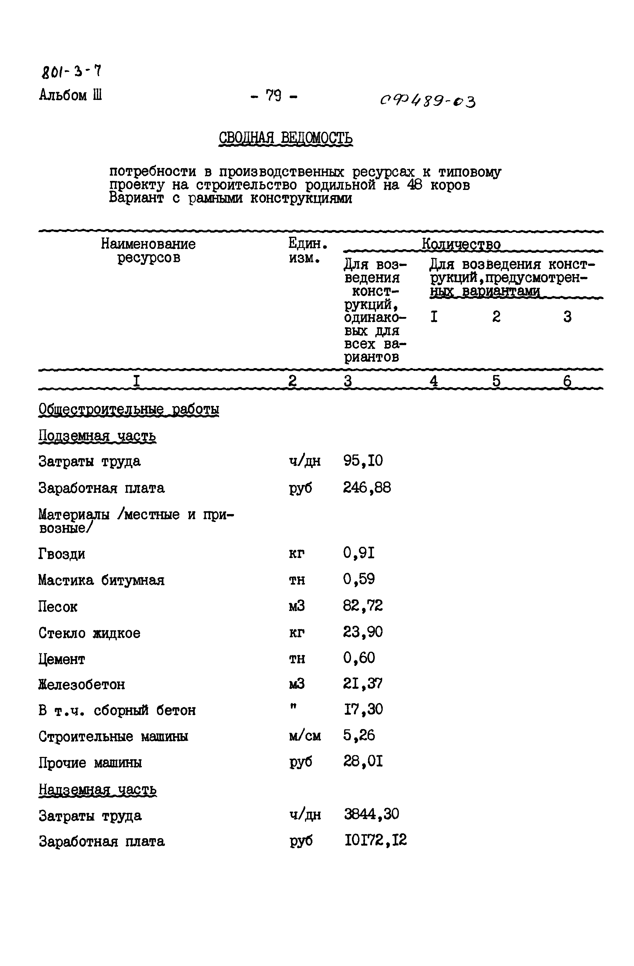 Типовой проект 801-3-7
