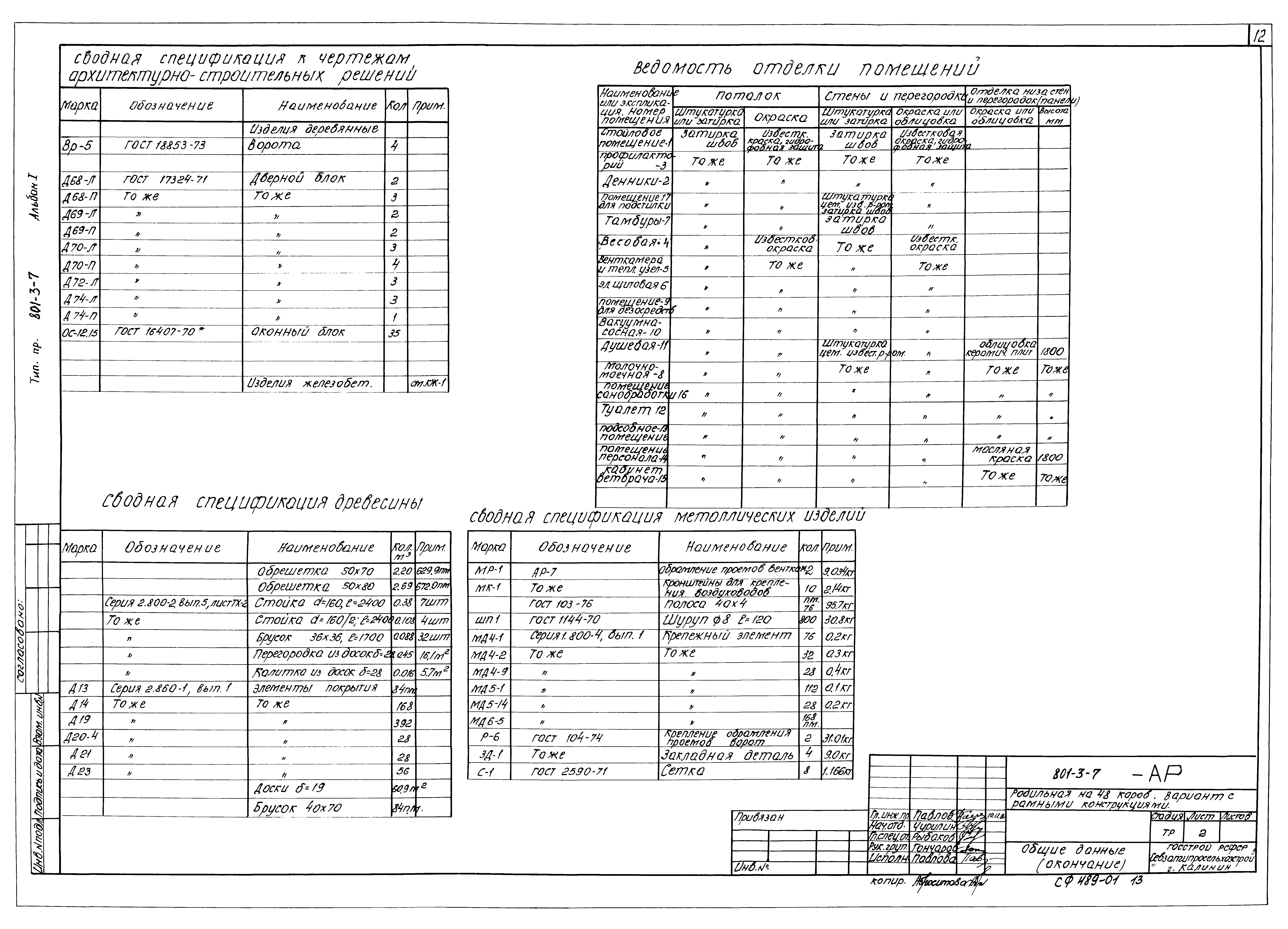 Типовой проект 801-3-7