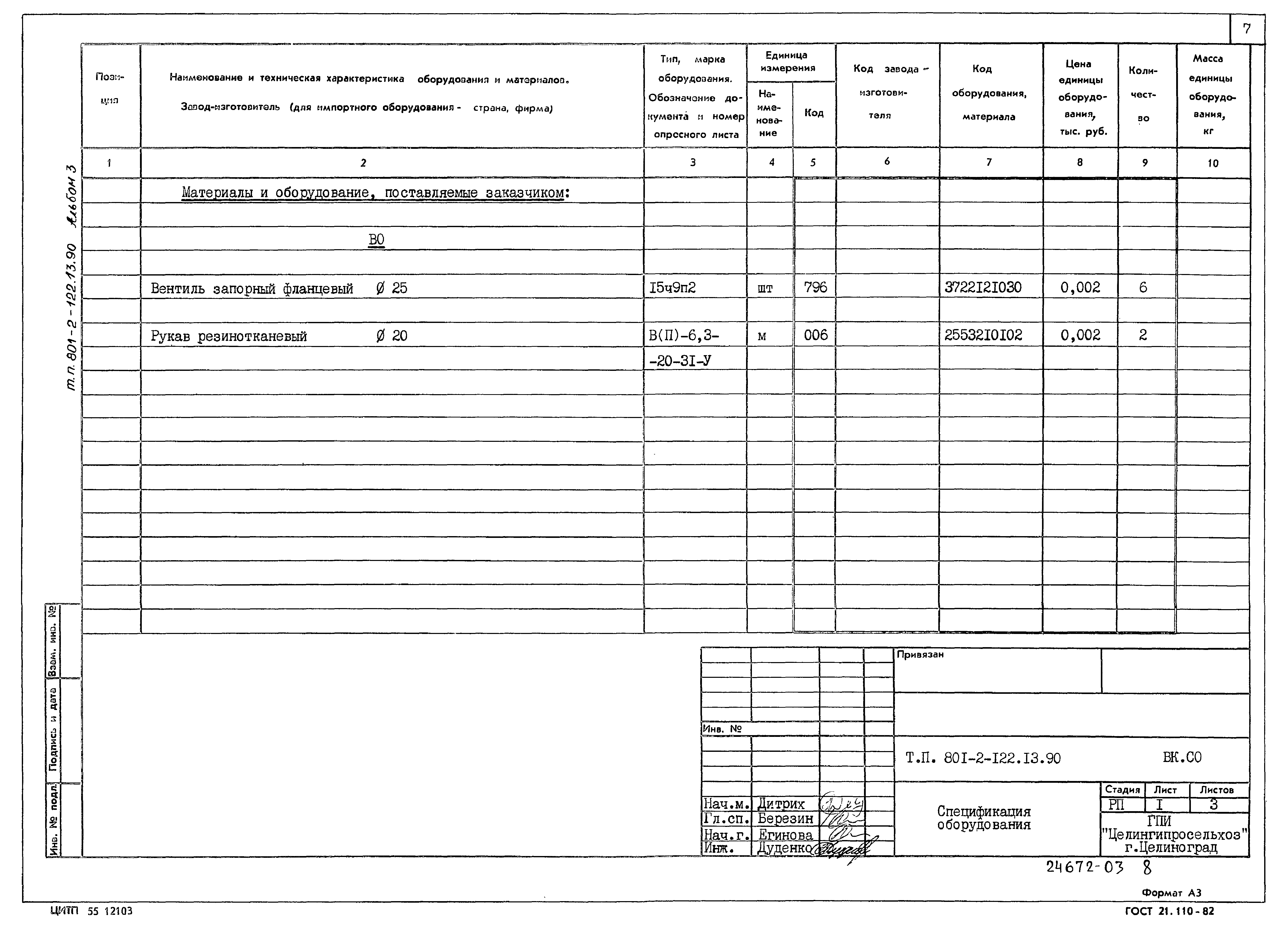 Зональный типовой проект 801-2-122.13.90