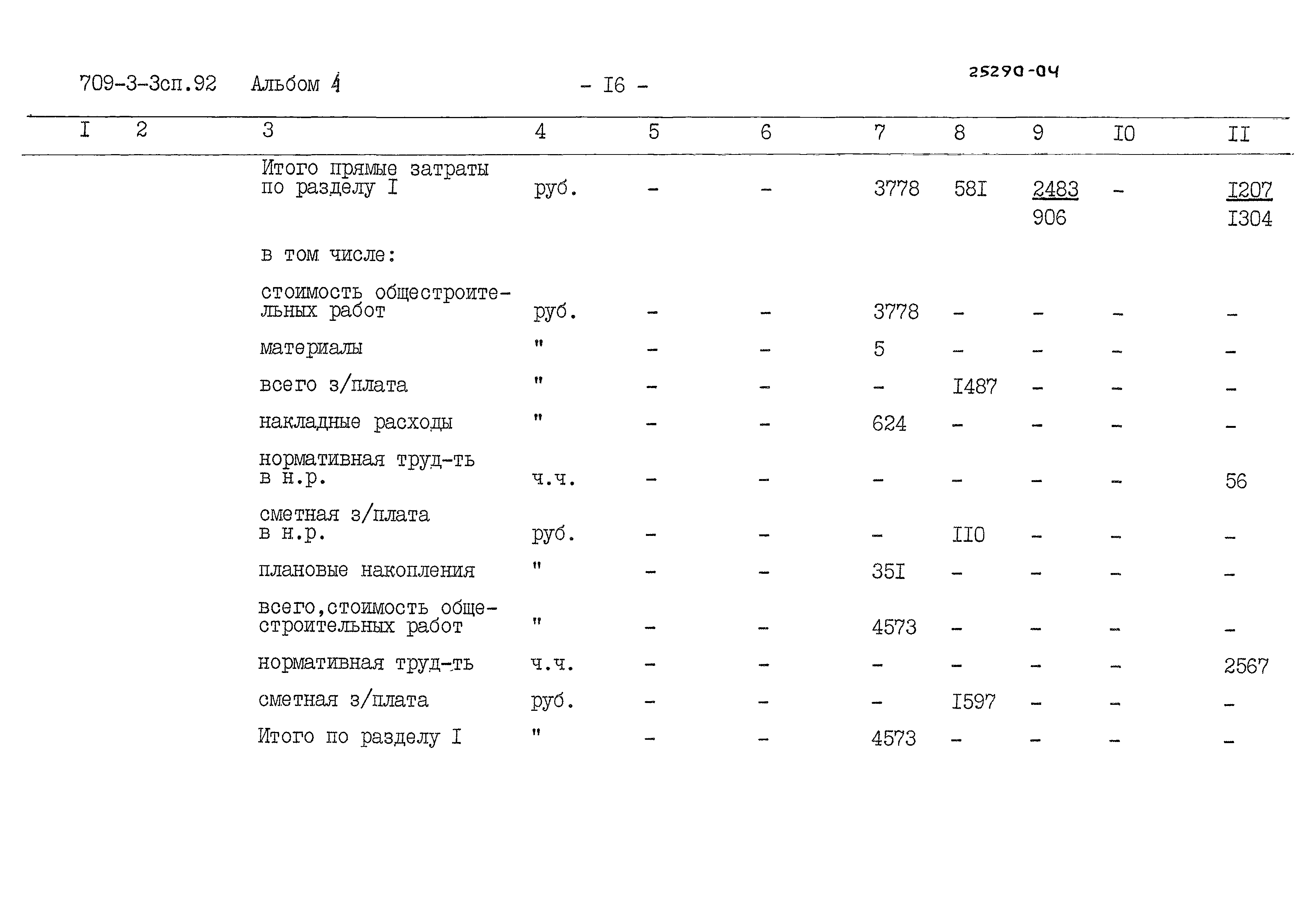 Типовой проект 709-3-3сп.92