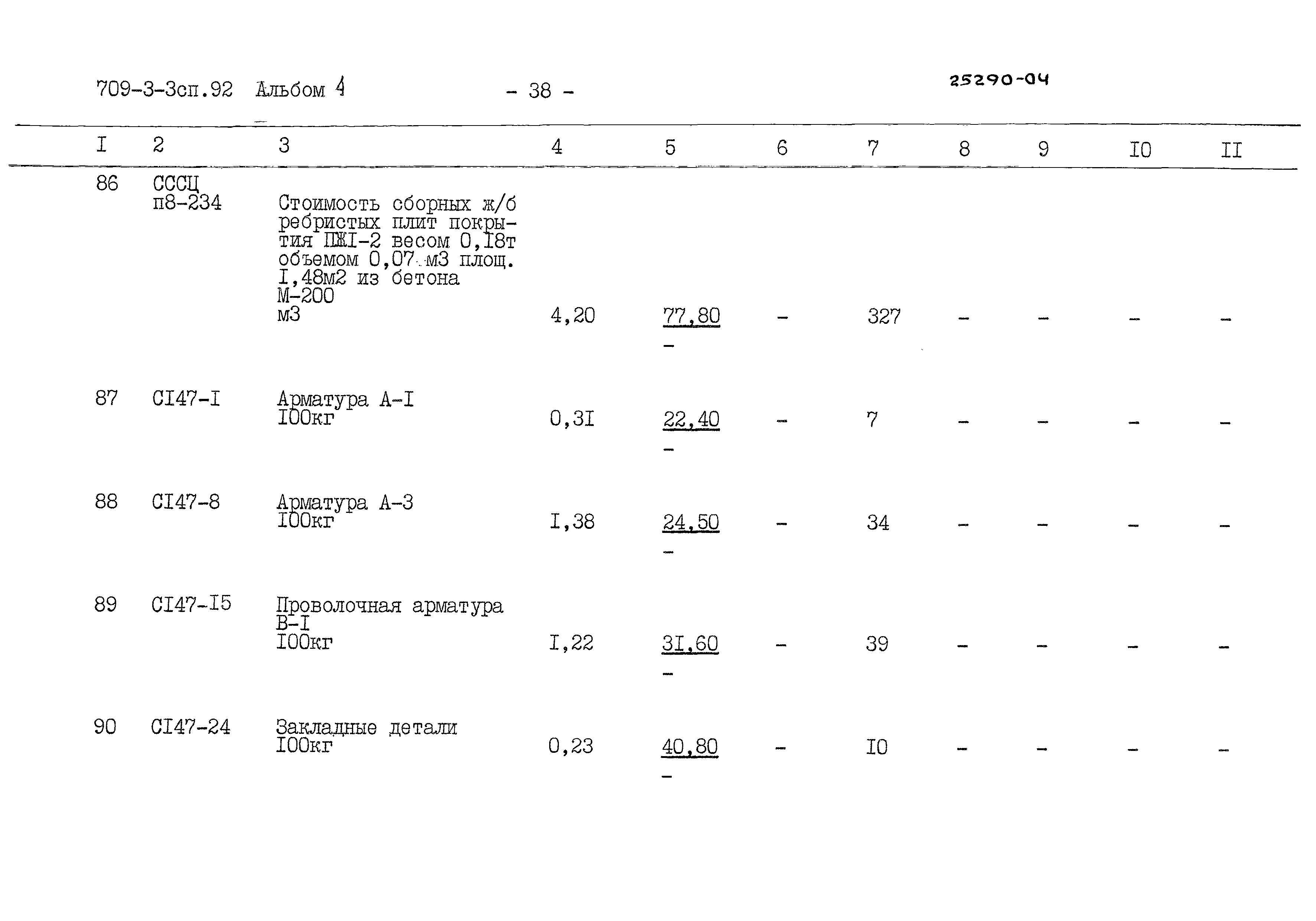 Типовой проект 709-3-3сп.92