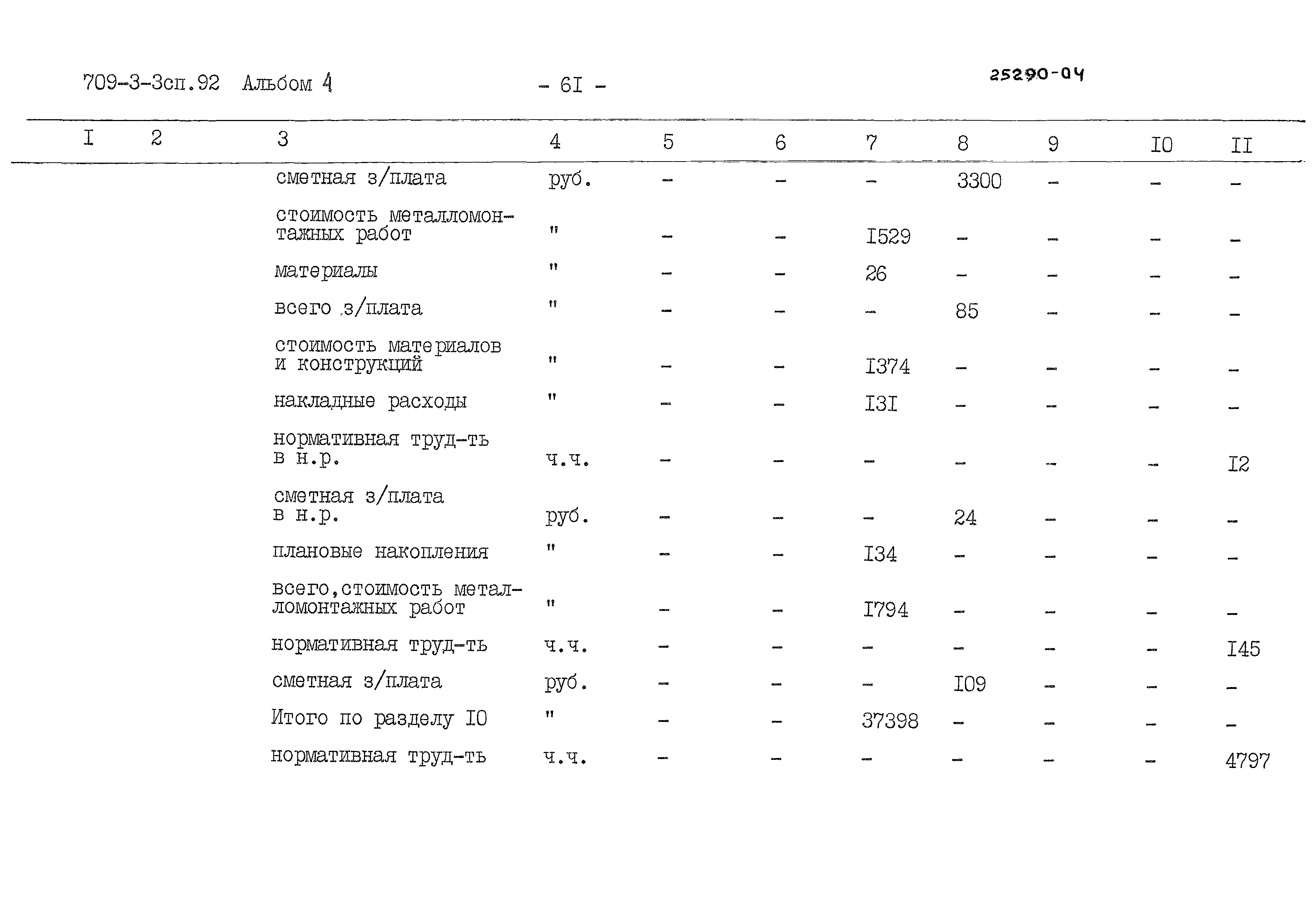 Типовой проект 709-3-3сп.92
