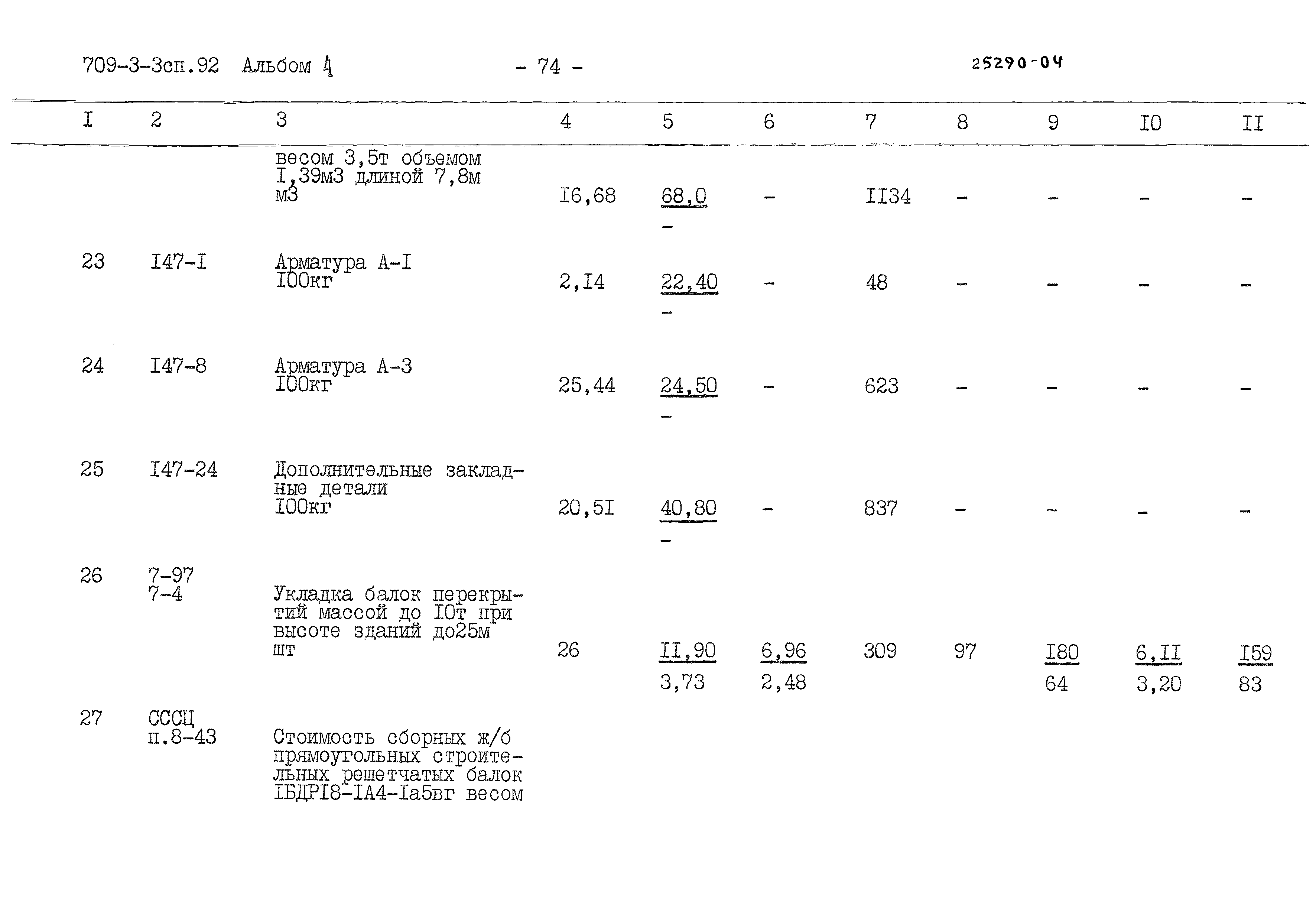 Типовой проект 709-3-3сп.92