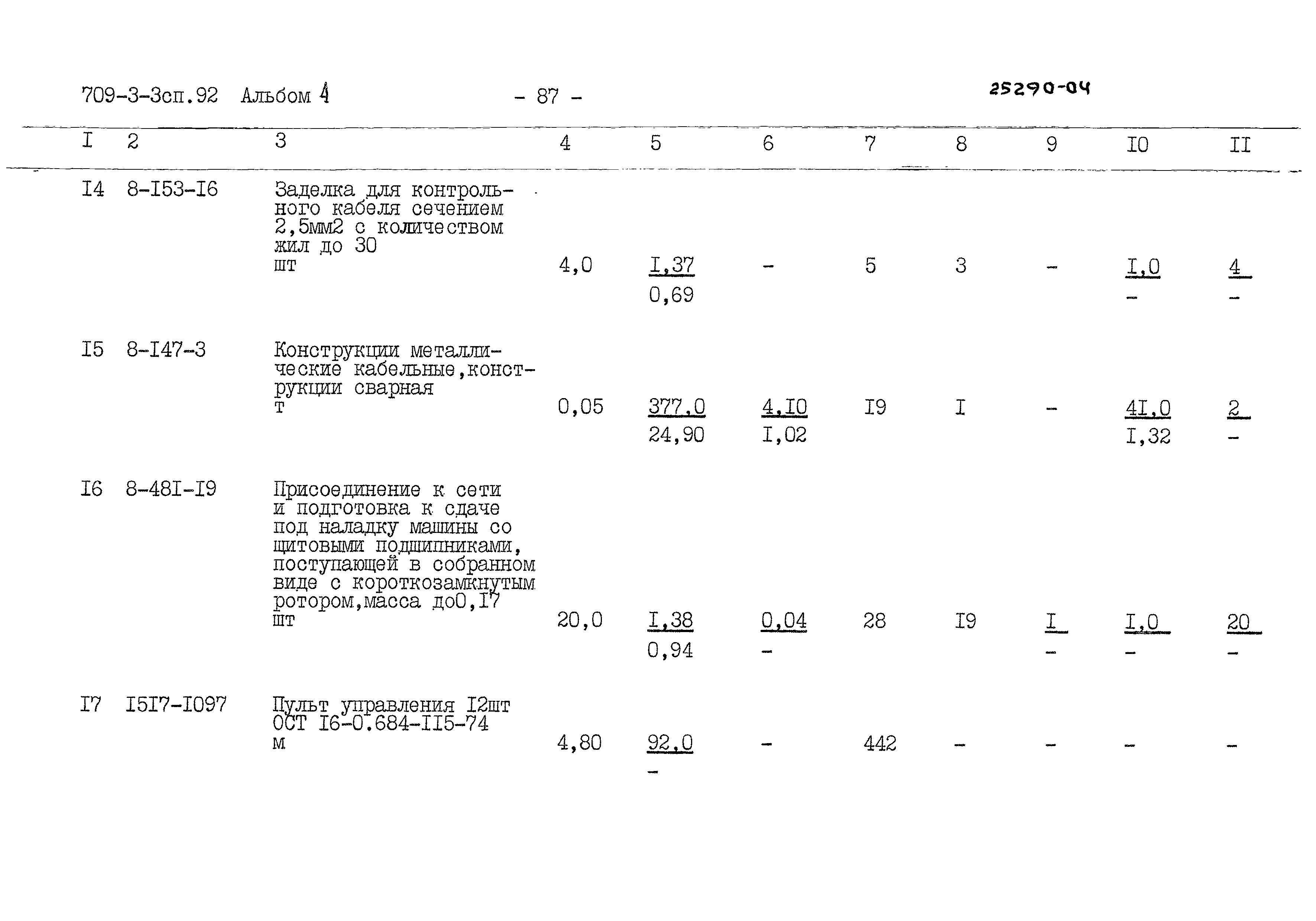 Типовой проект 709-3-3сп.92