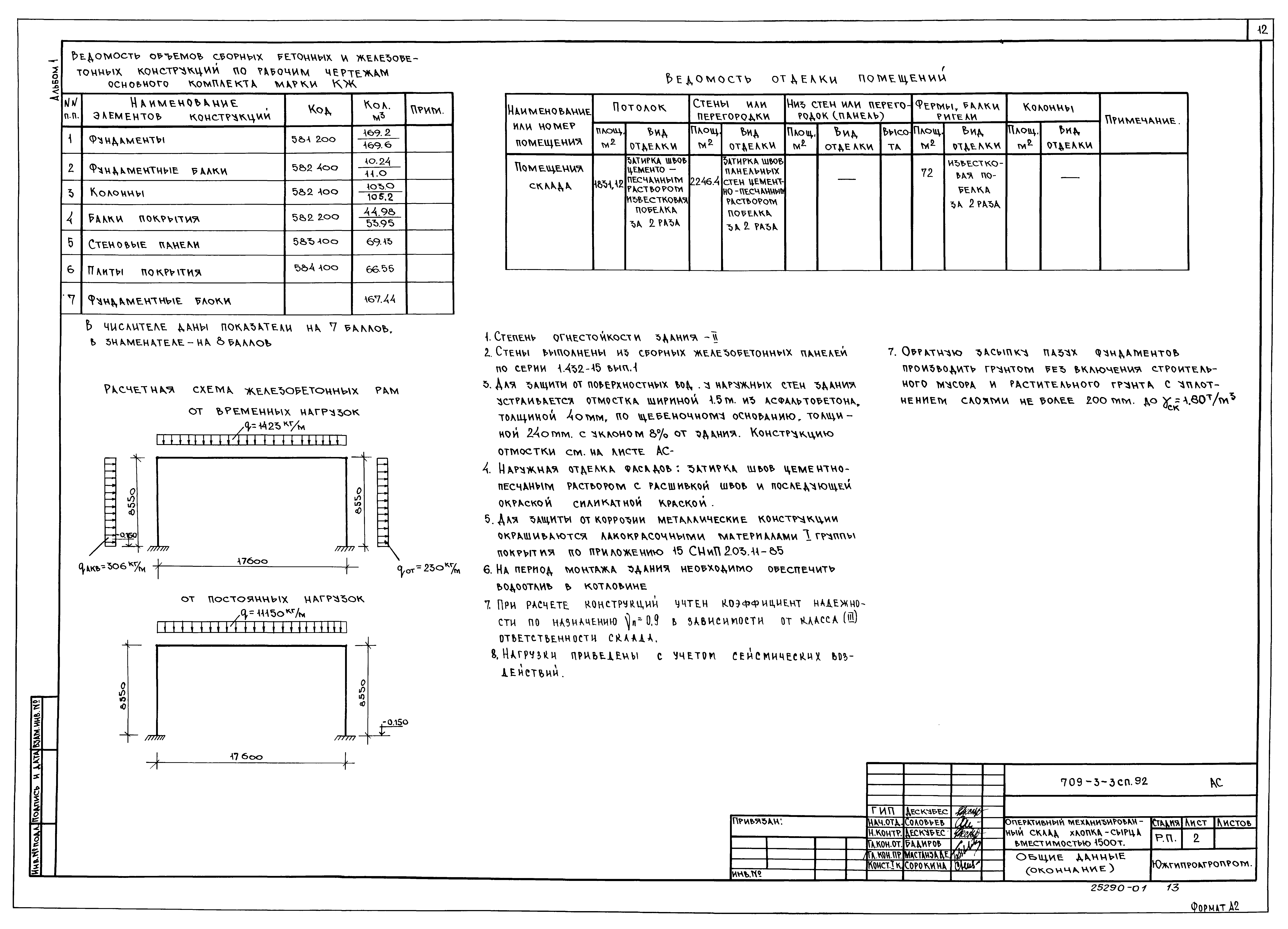 Типовой проект 709-3-3сп.92