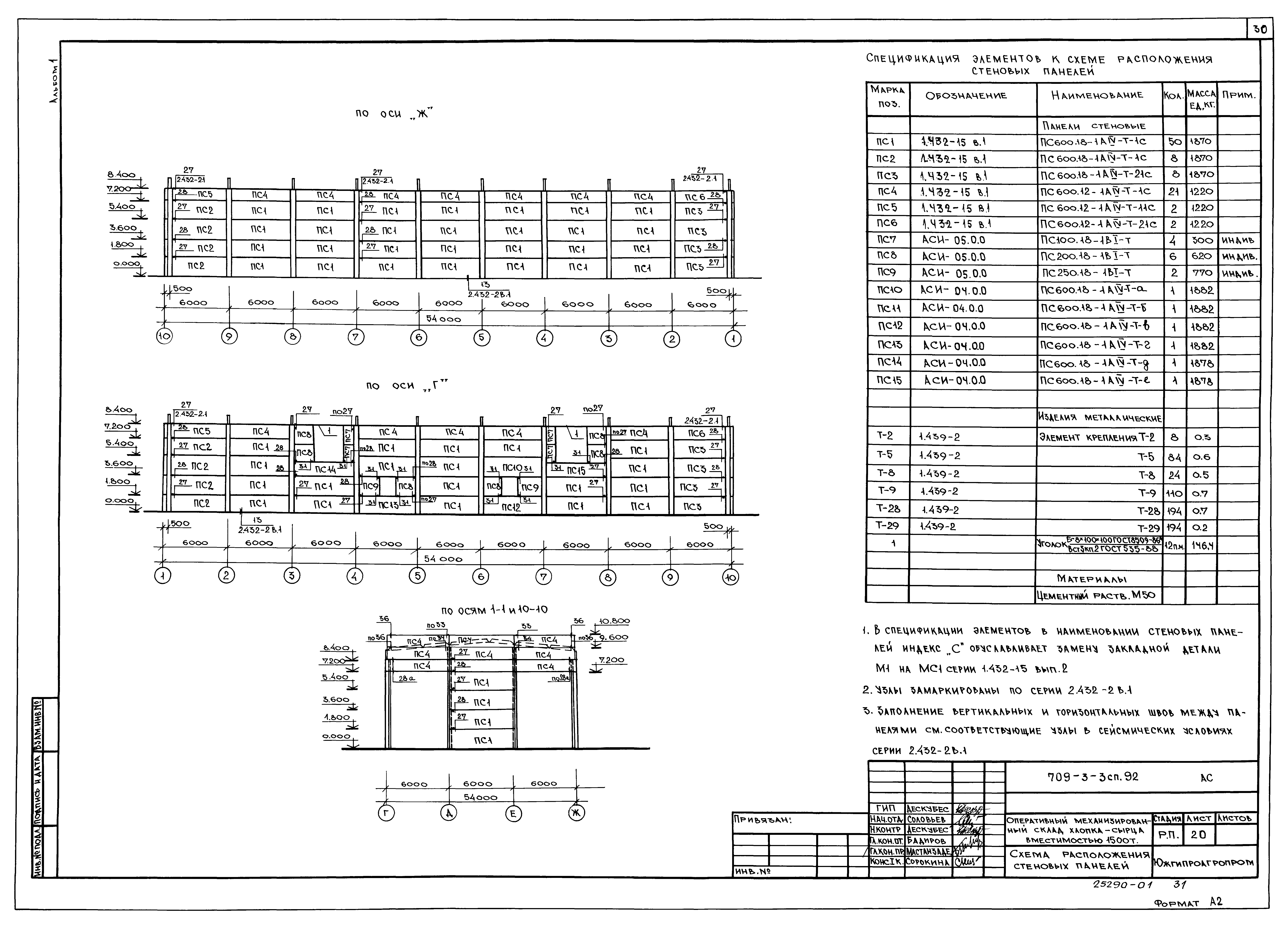 Типовой проект 709-3-3сп.92