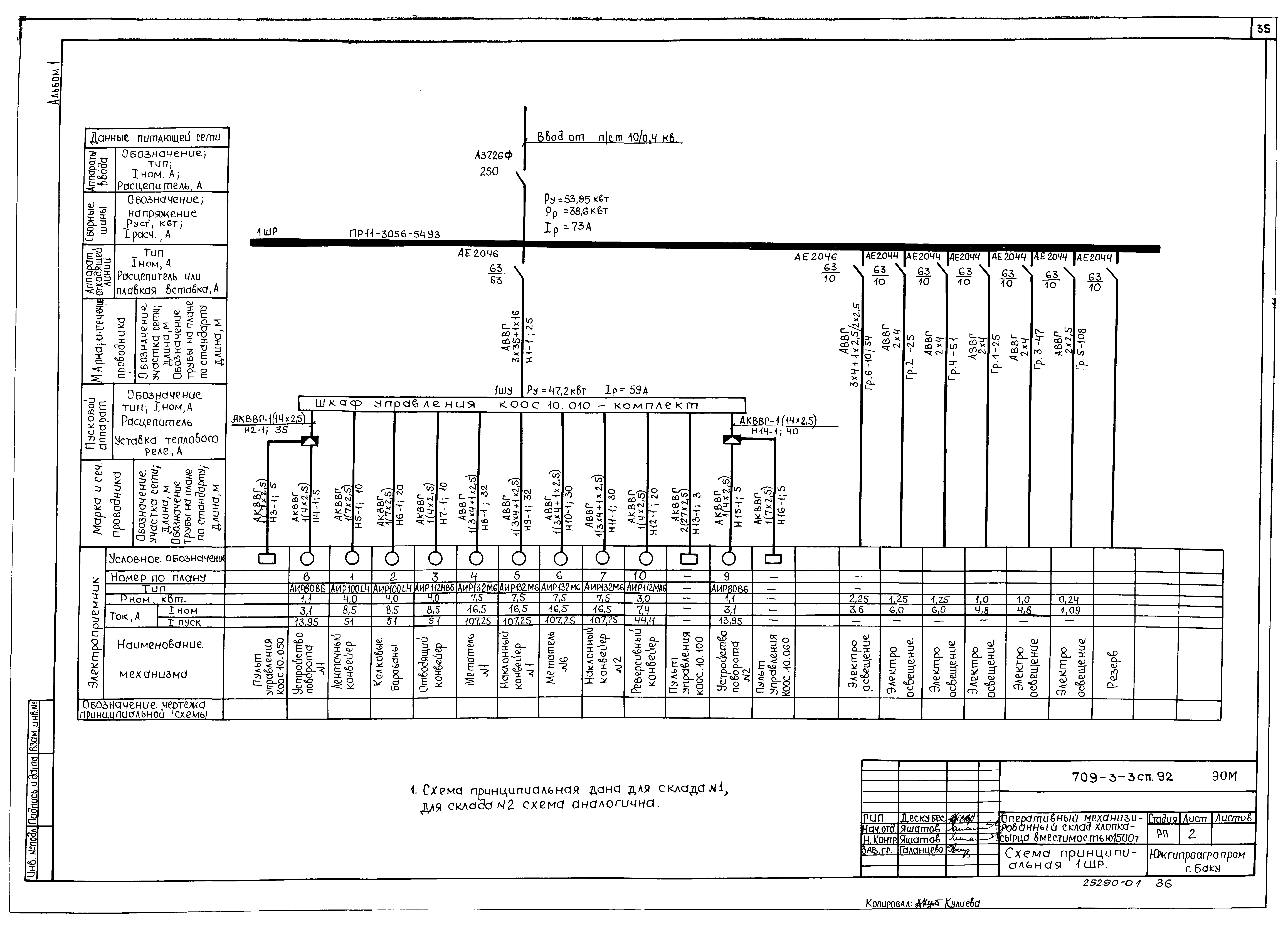 Типовой проект 709-3-3сп.92