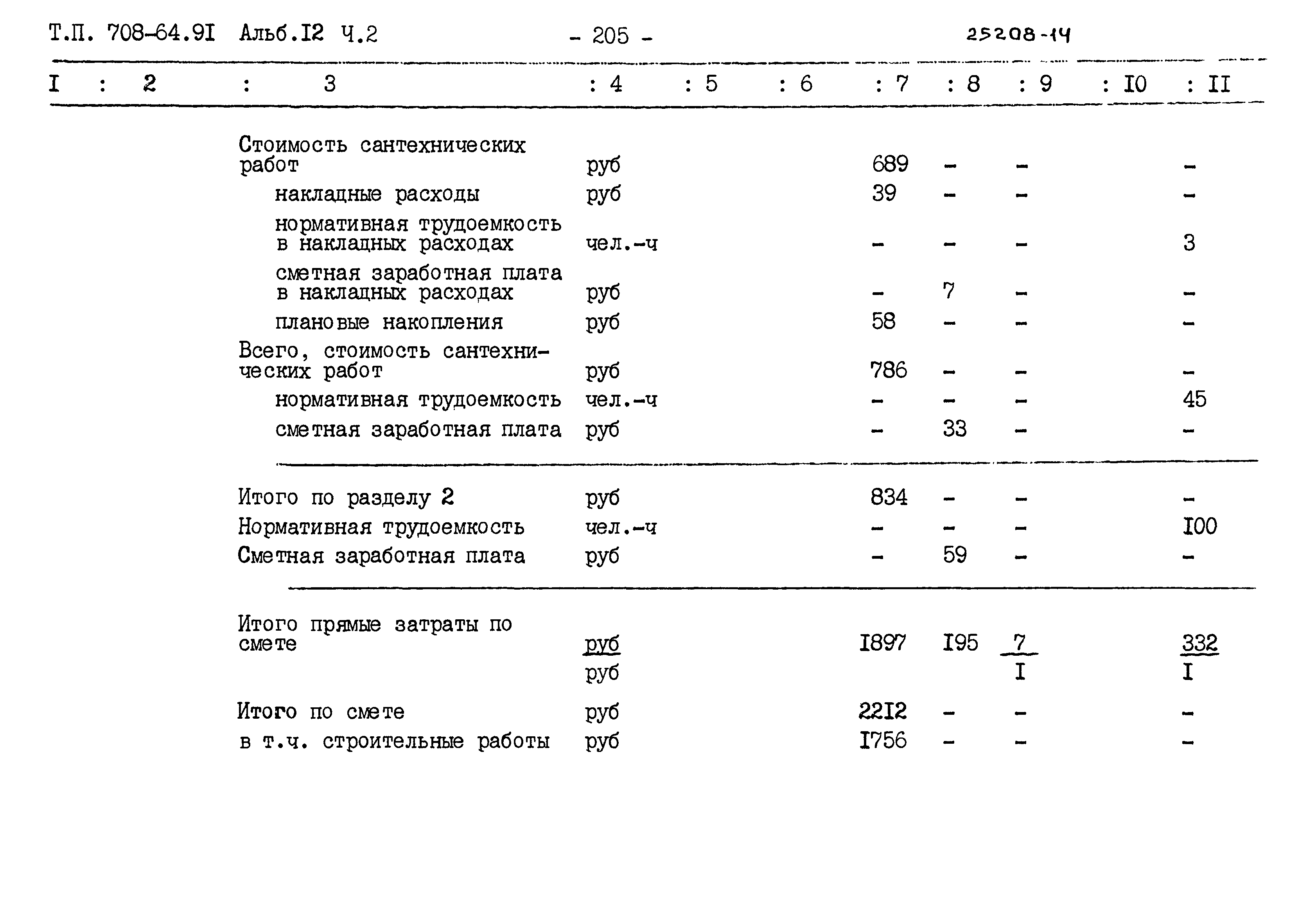 Типовой проект 708-64.91