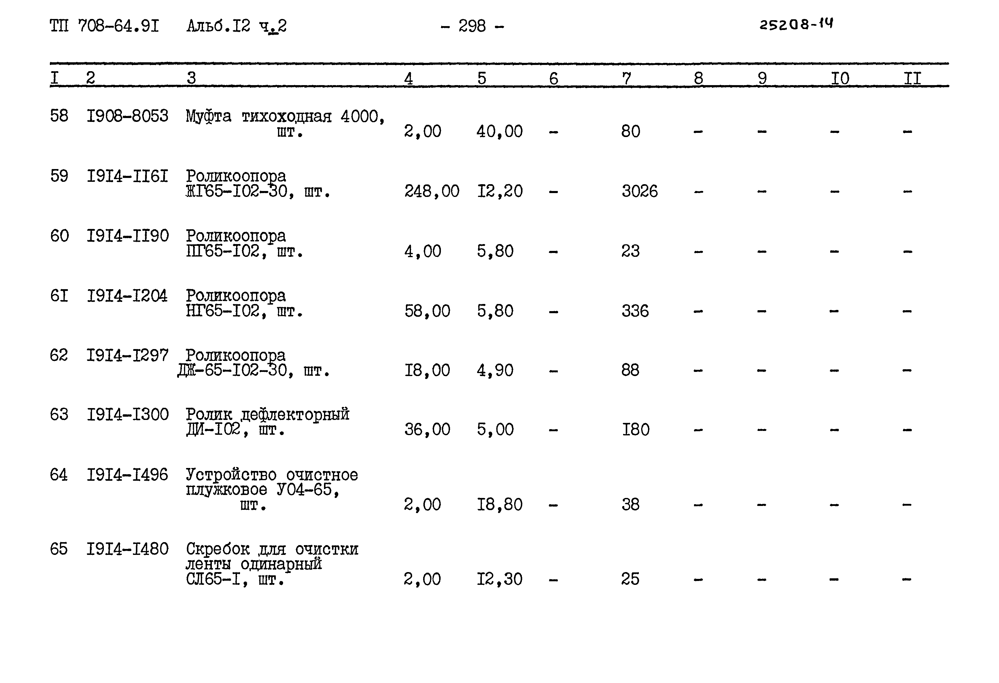 Типовой проект 708-64.91