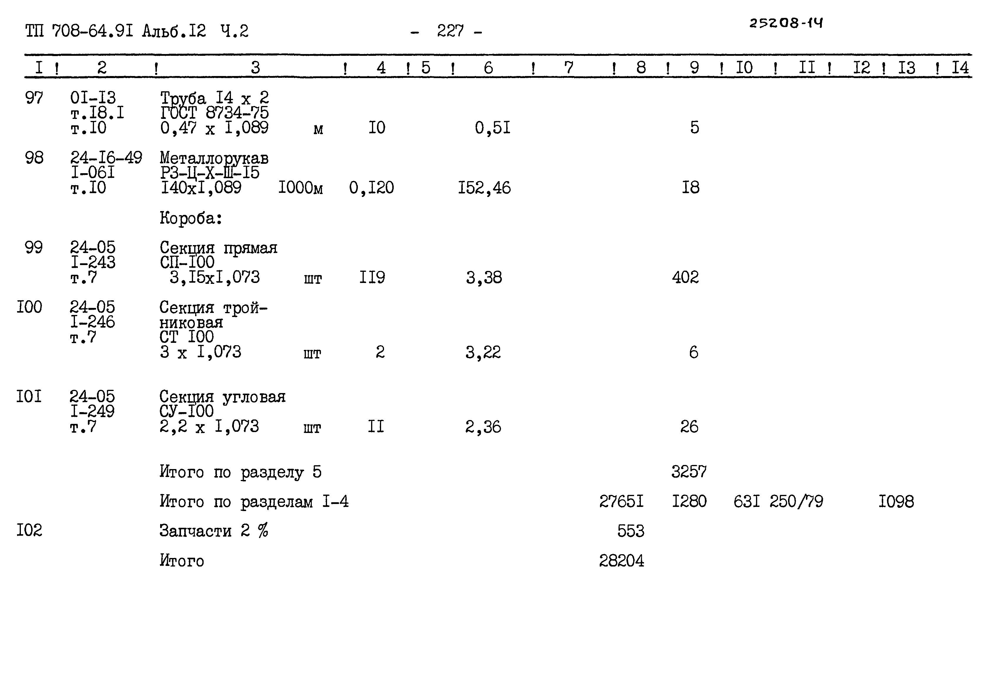 Типовой проект 708-64.91