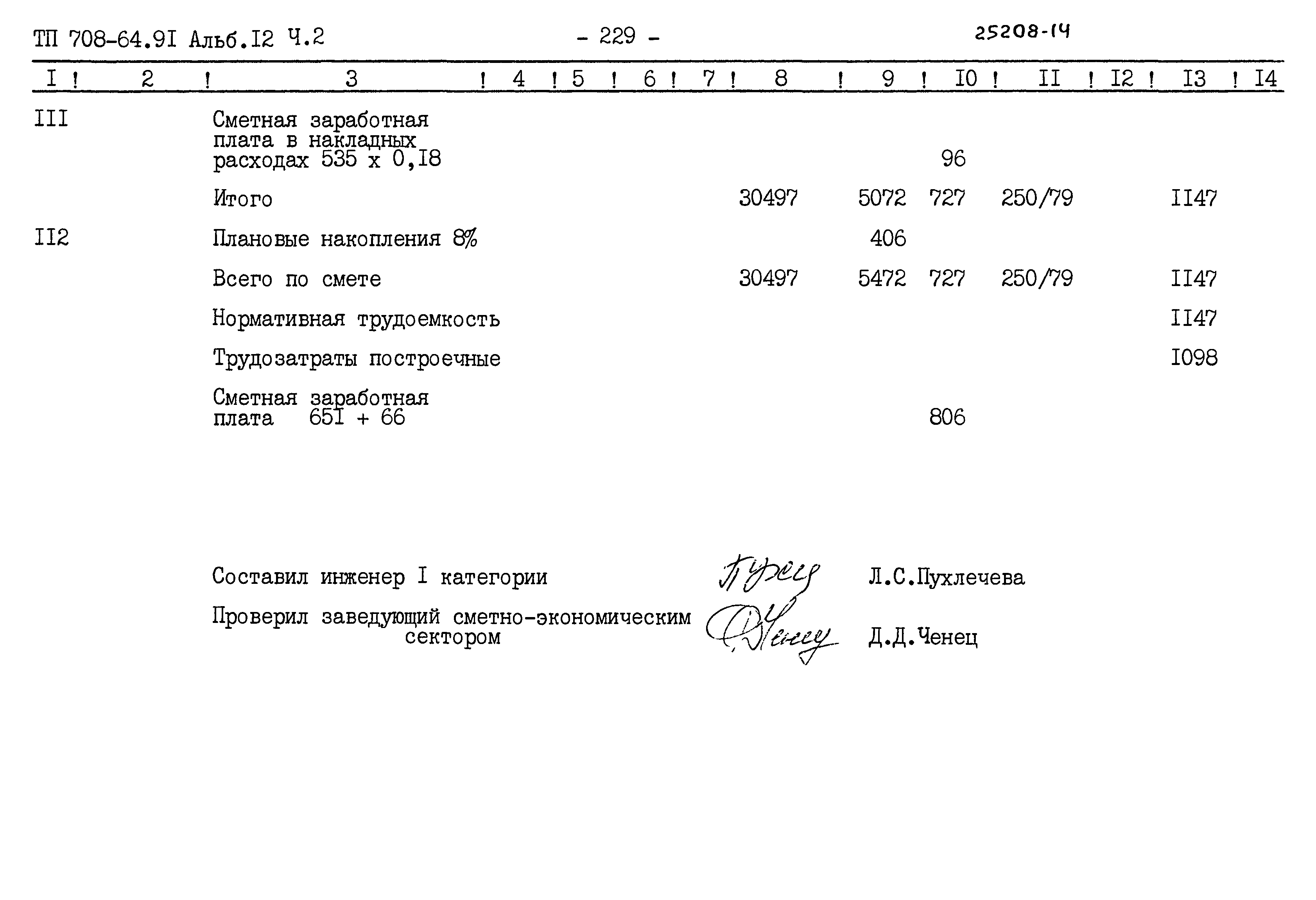 Типовой проект 708-64.91