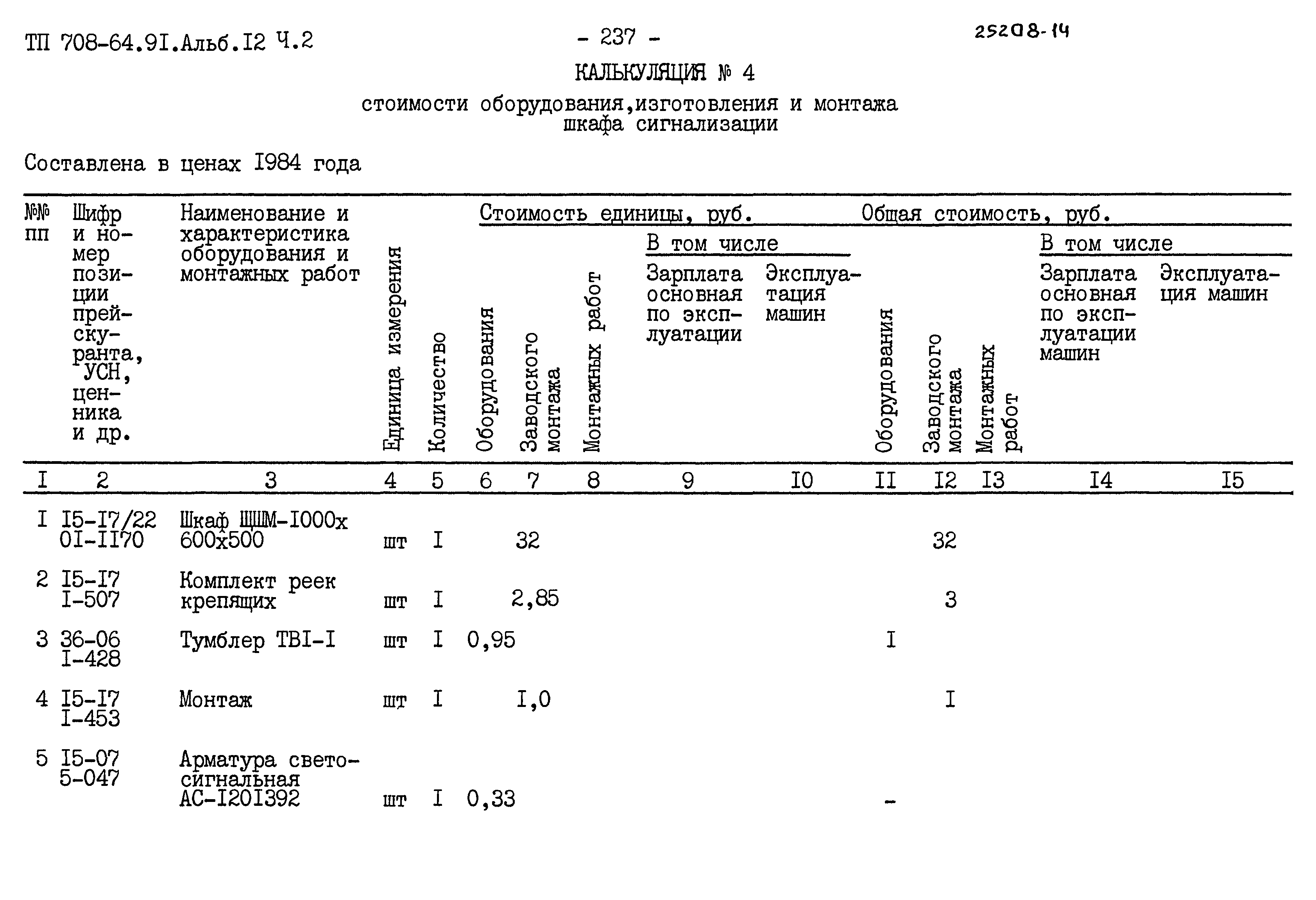 Типовой проект 708-64.91