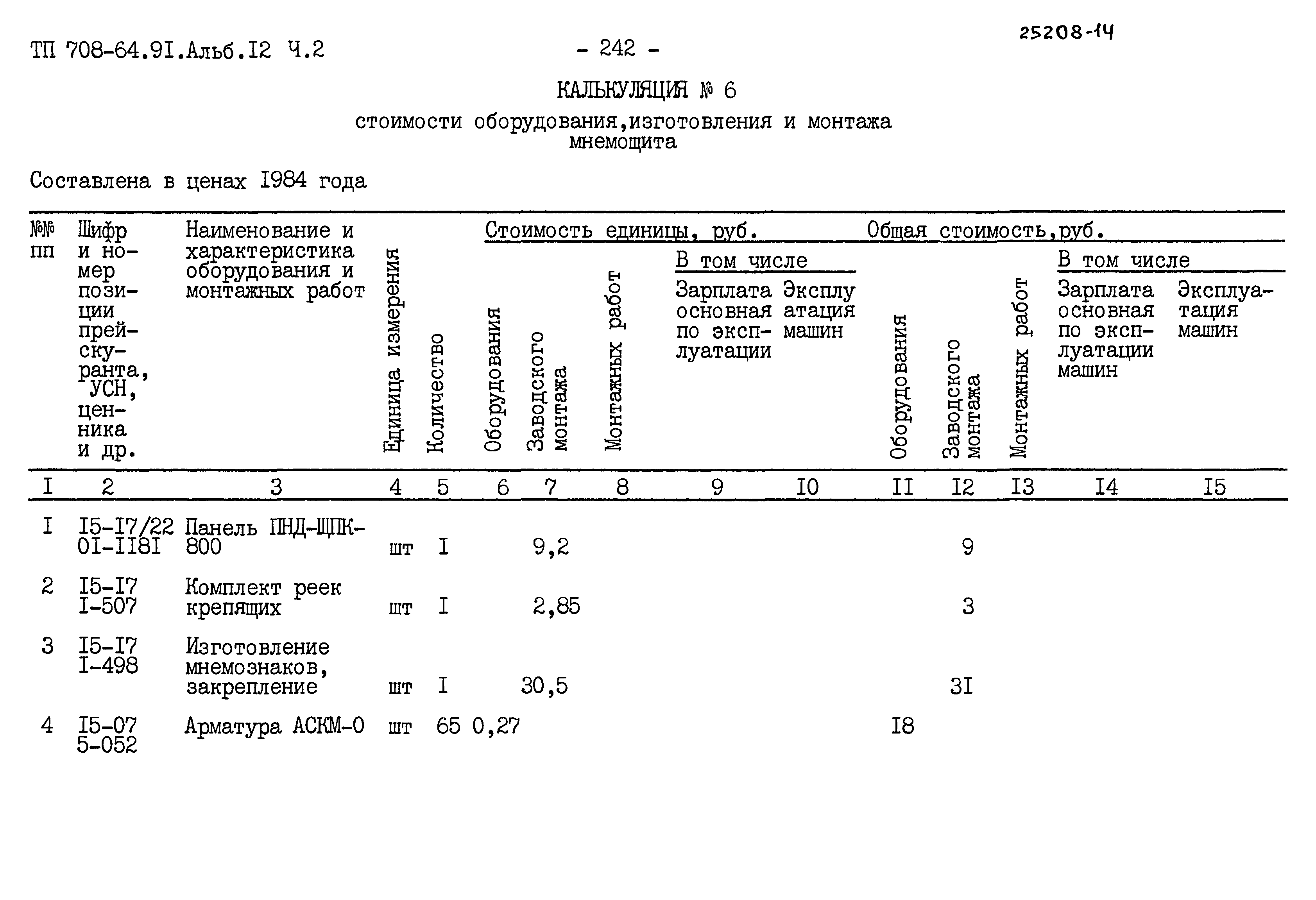 Типовой проект 708-64.91
